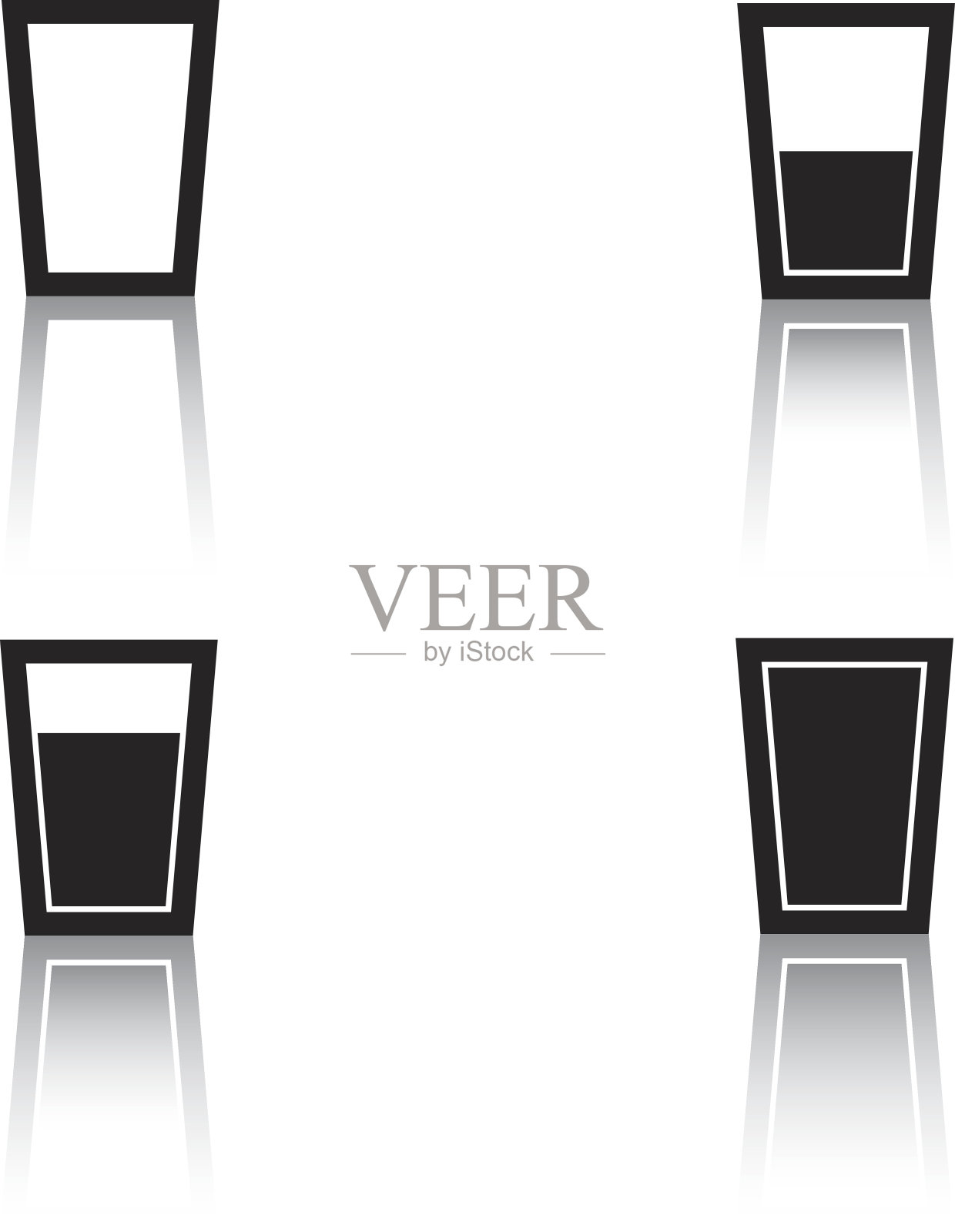 玻璃的图标设计元素图片