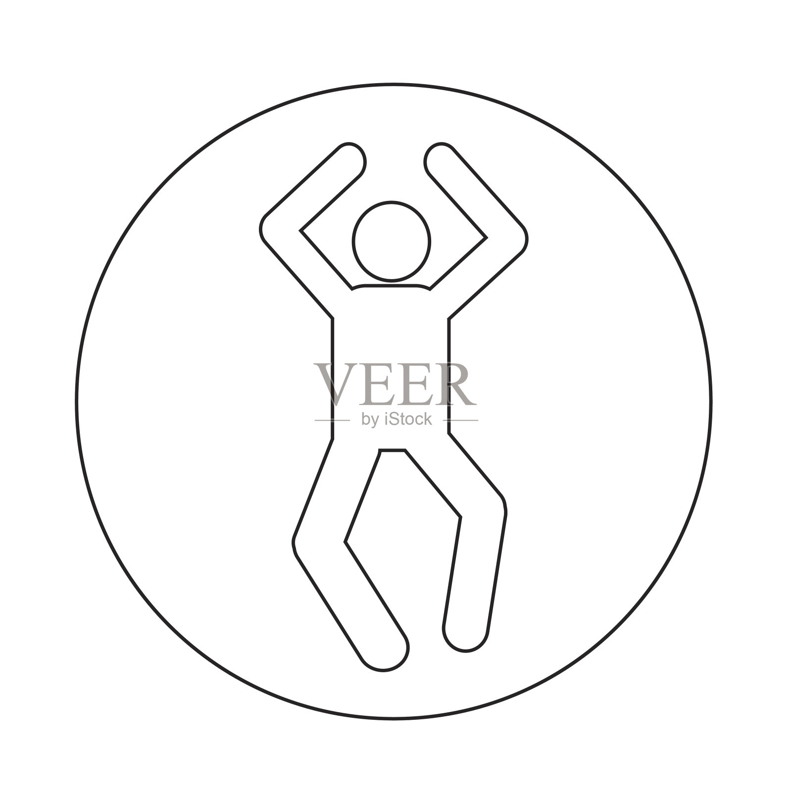 人类行为的图标设计元素图片