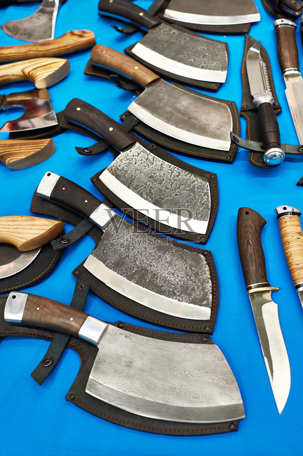 建立了直升机刀照片摄影图片