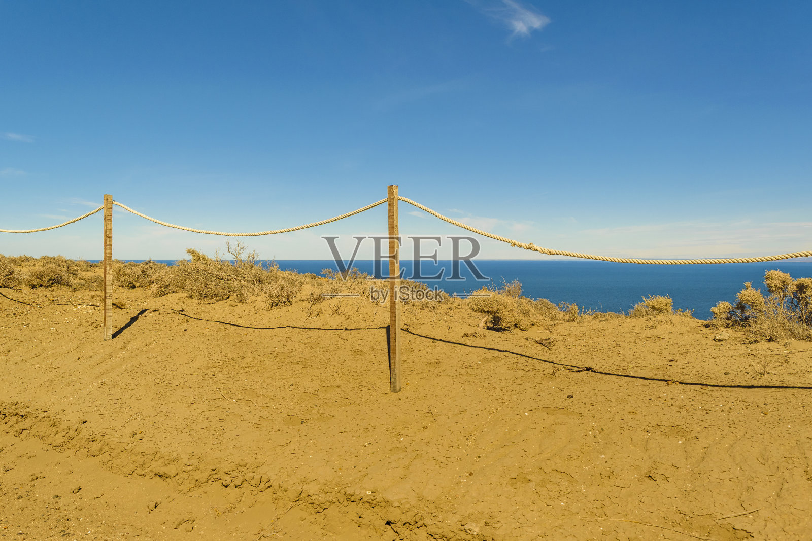 马奎斯角观点，楚布特，阿根廷照片摄影图片