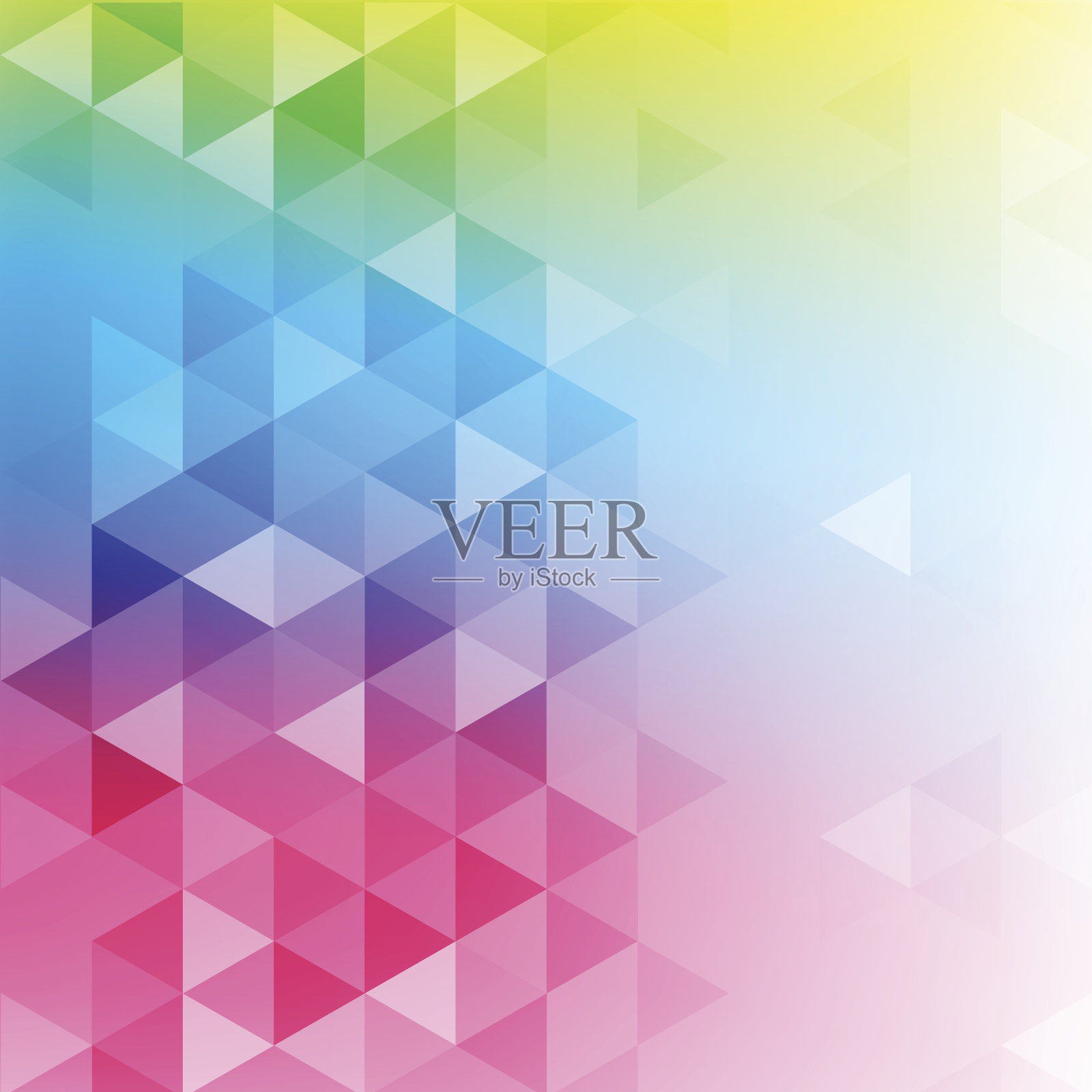 彩色几何抽象背景向量插画图片素材