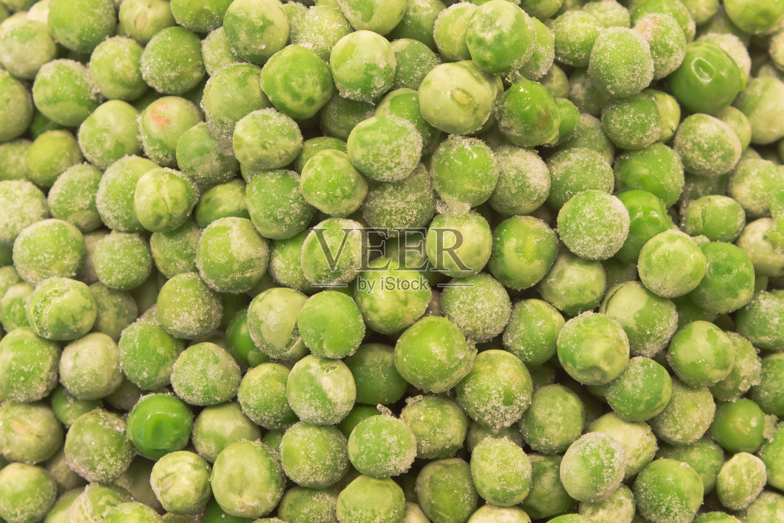 冷冻豌豆堆照片摄影图片