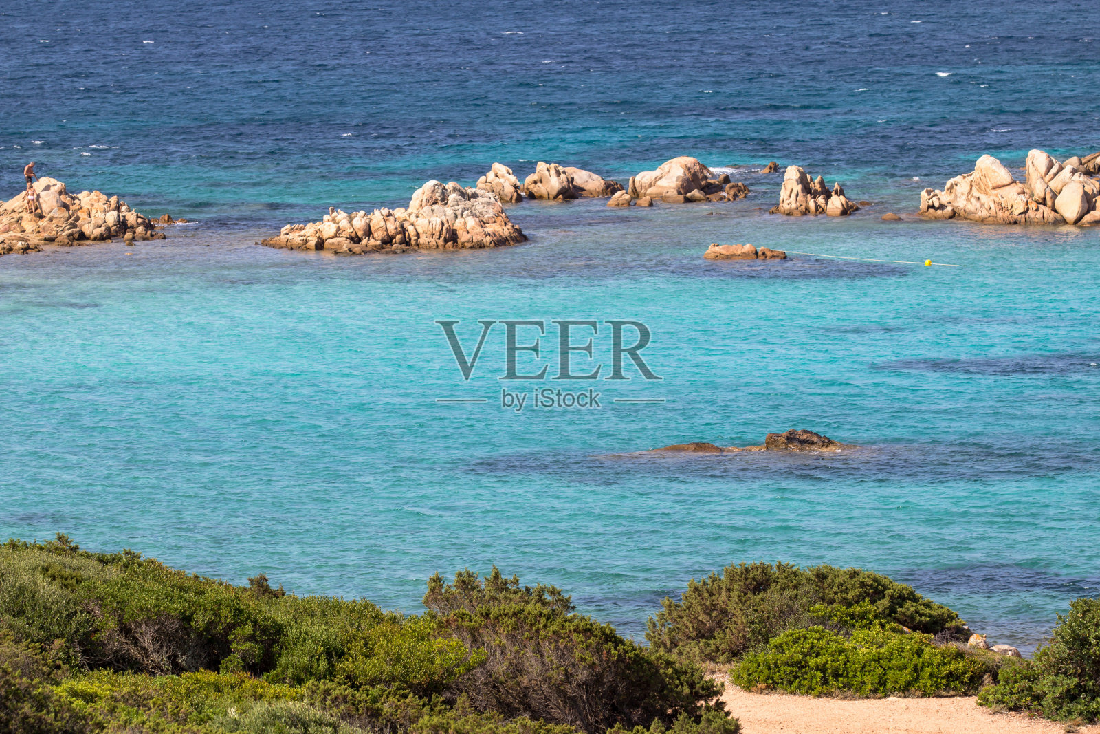 意大利撒丁岛美丽的海滩照片摄影图片