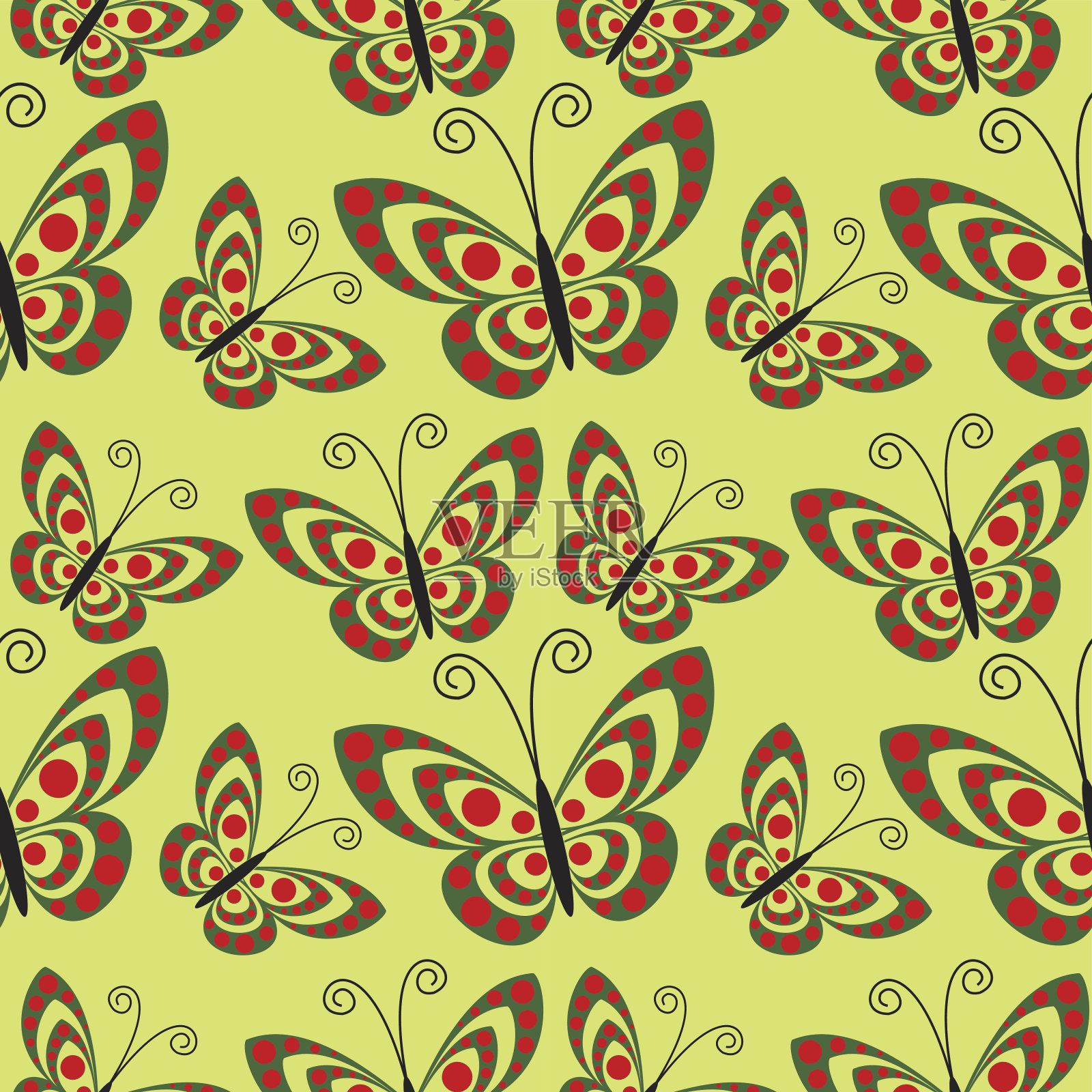 矢量无缝模式，图形说明插画图片素材