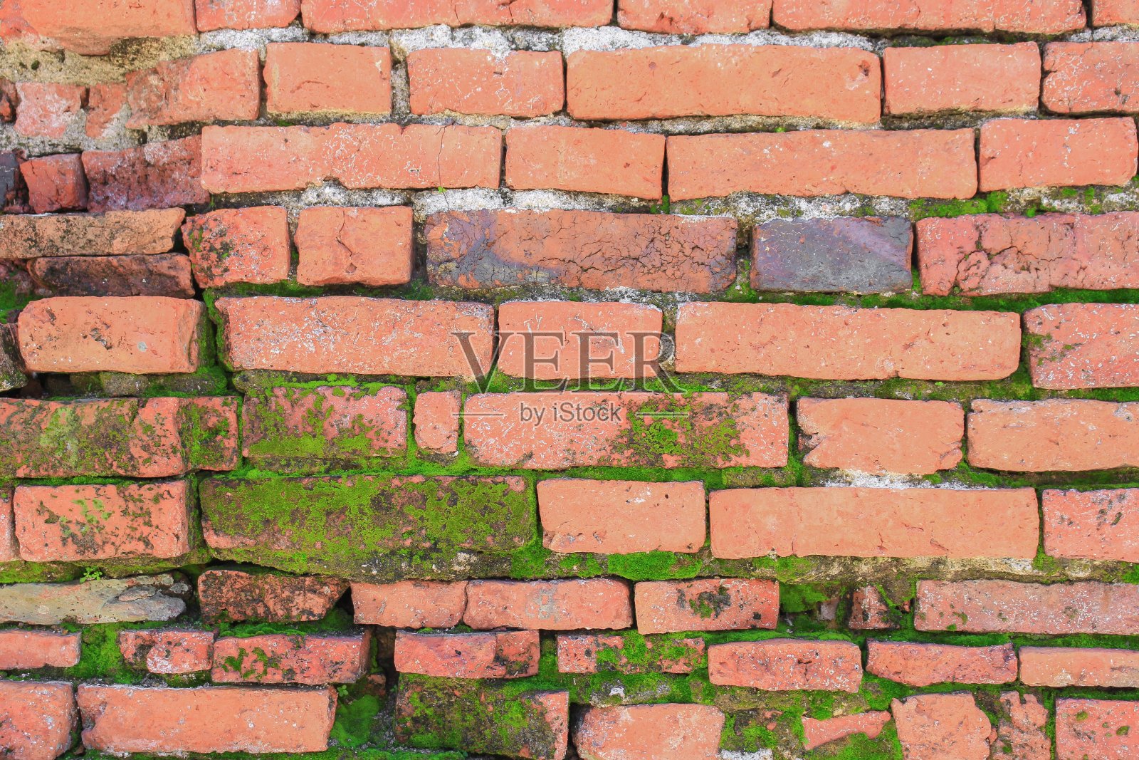 砖墙纹理古朴多彩，图案背景美丽照片摄影图片