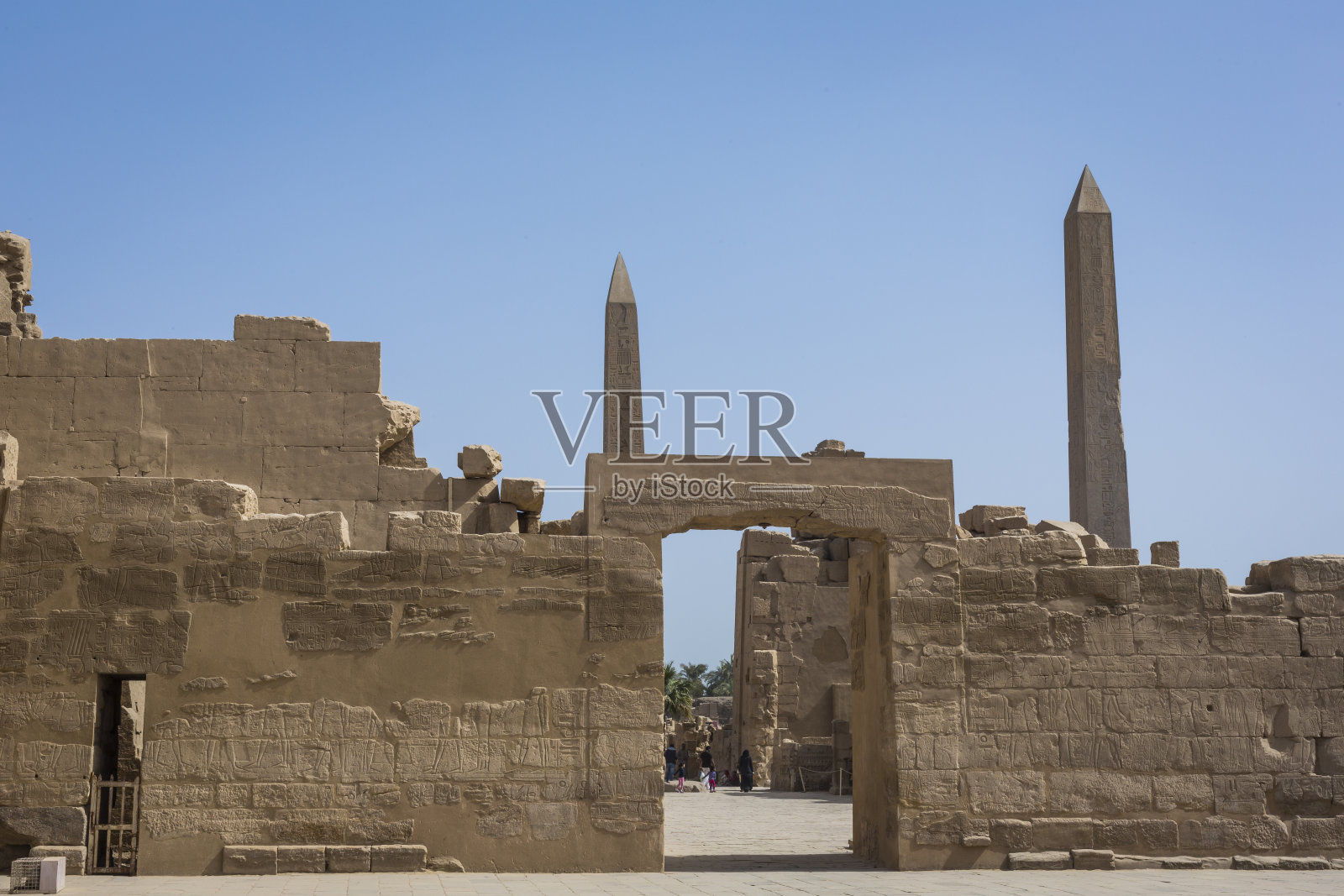 埃及卢克索卡纳克神庙古遗址照片摄影图片