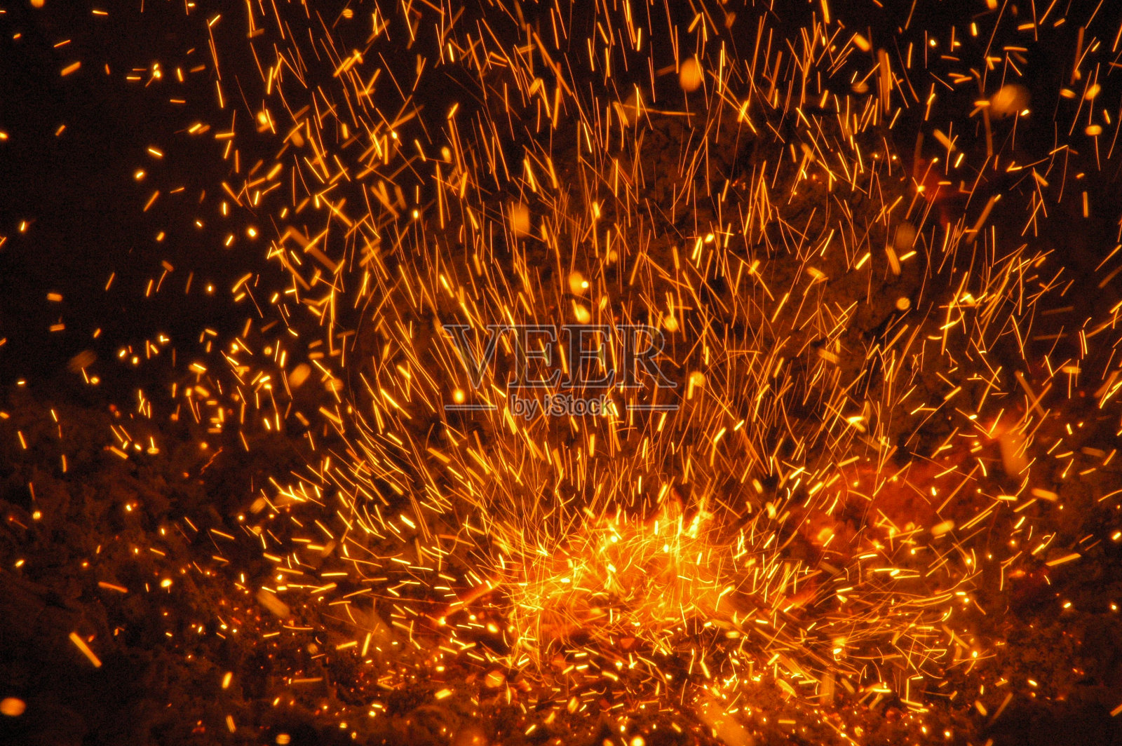 西班牙人着火了照片摄影图片