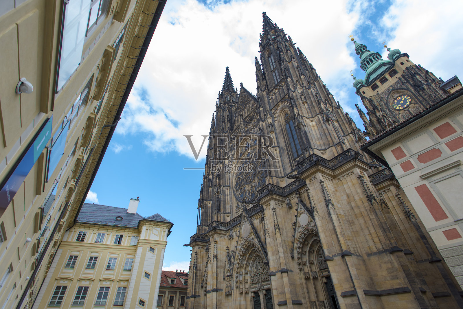 圣维塔斯大教堂全景照片摄影图片