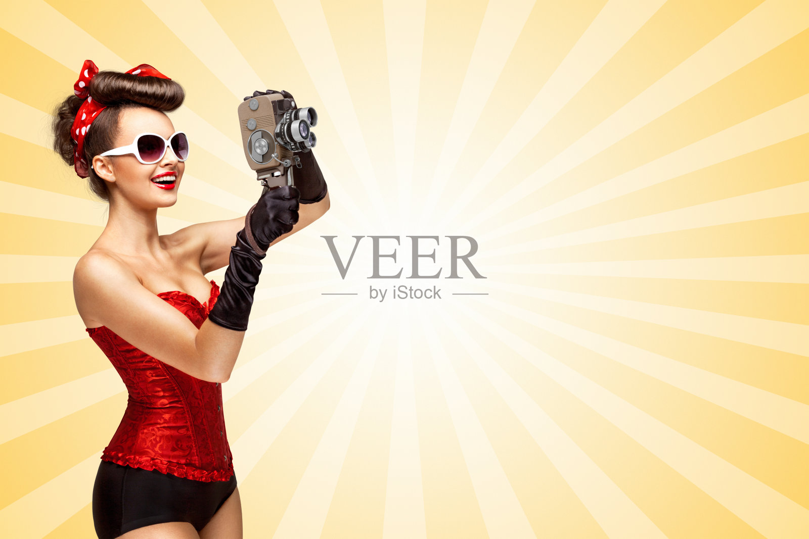 复古的电影风格。照片摄影图片