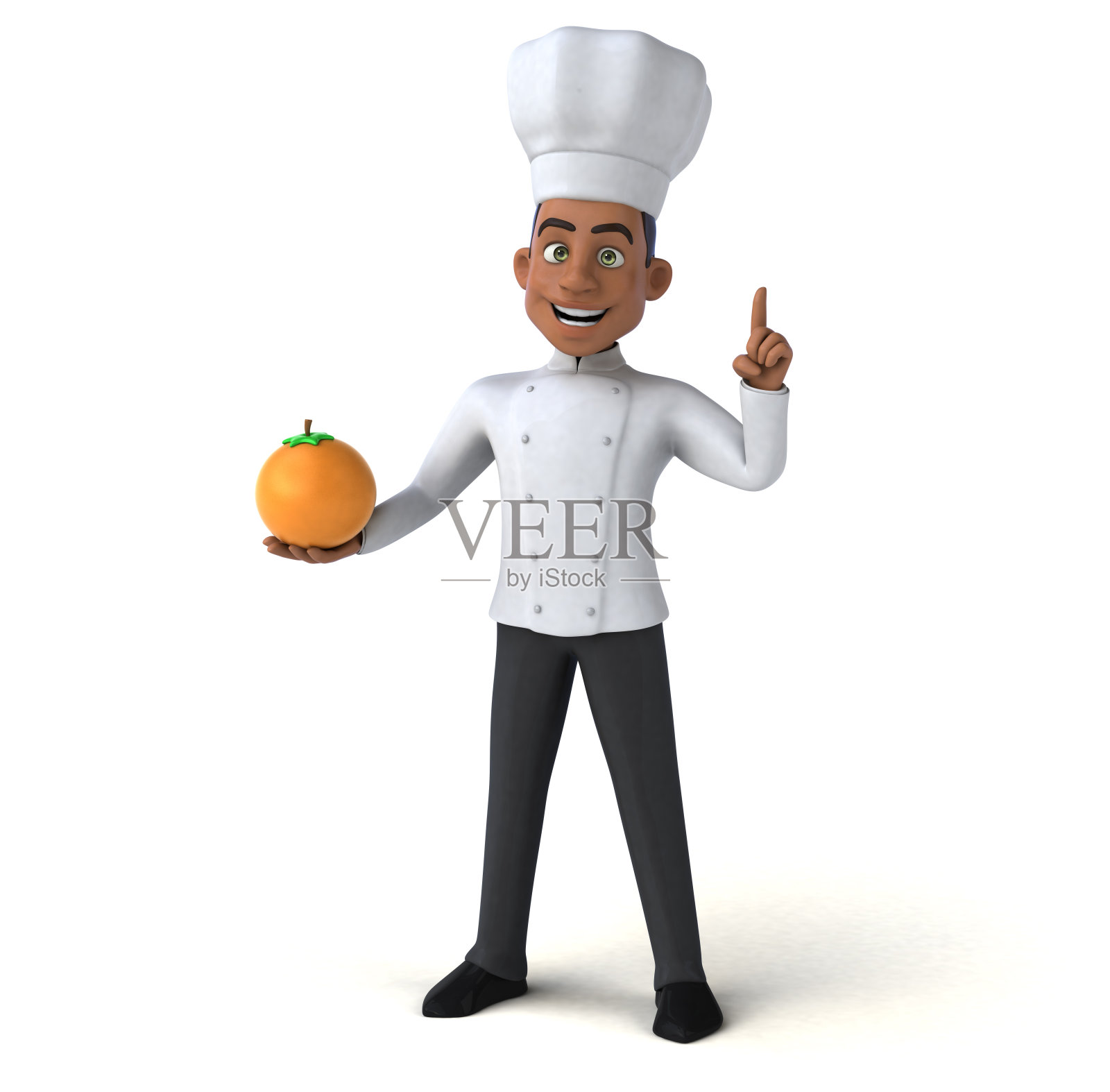 有趣的厨师插画图片素材