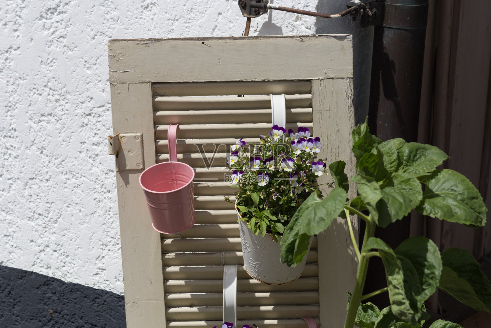 德国南部乡村户外花园装饰照片摄影图片