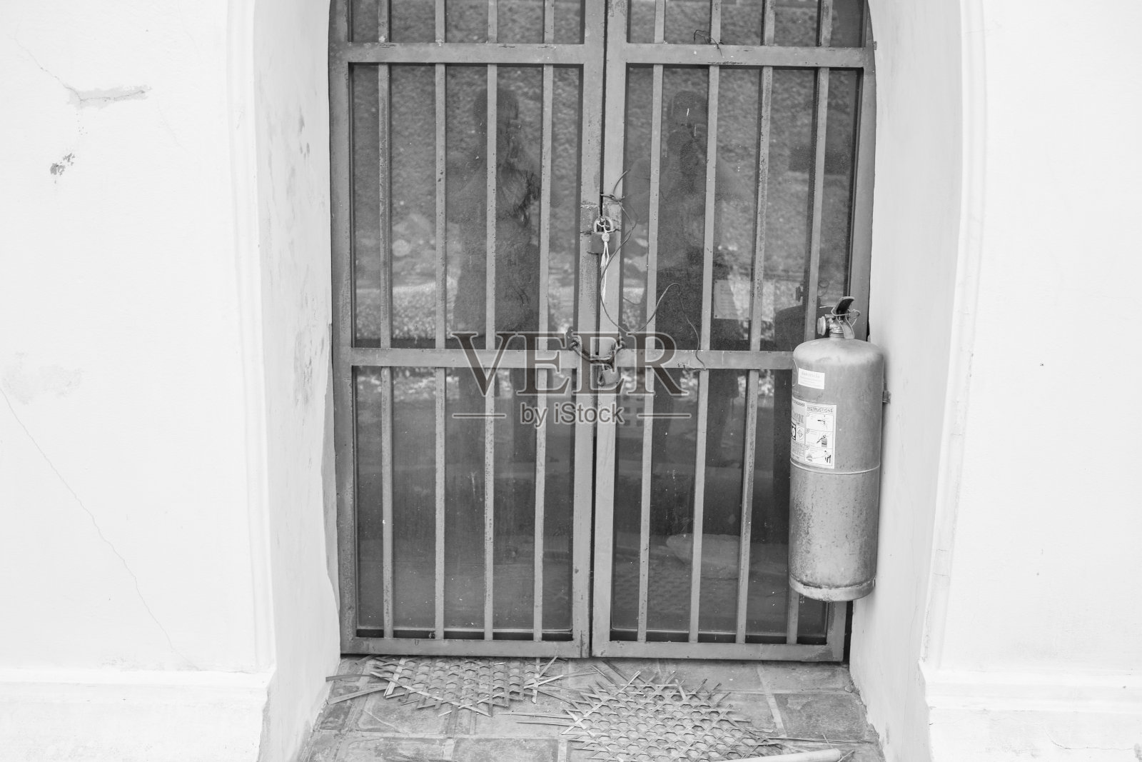 钢门照片摄影图片