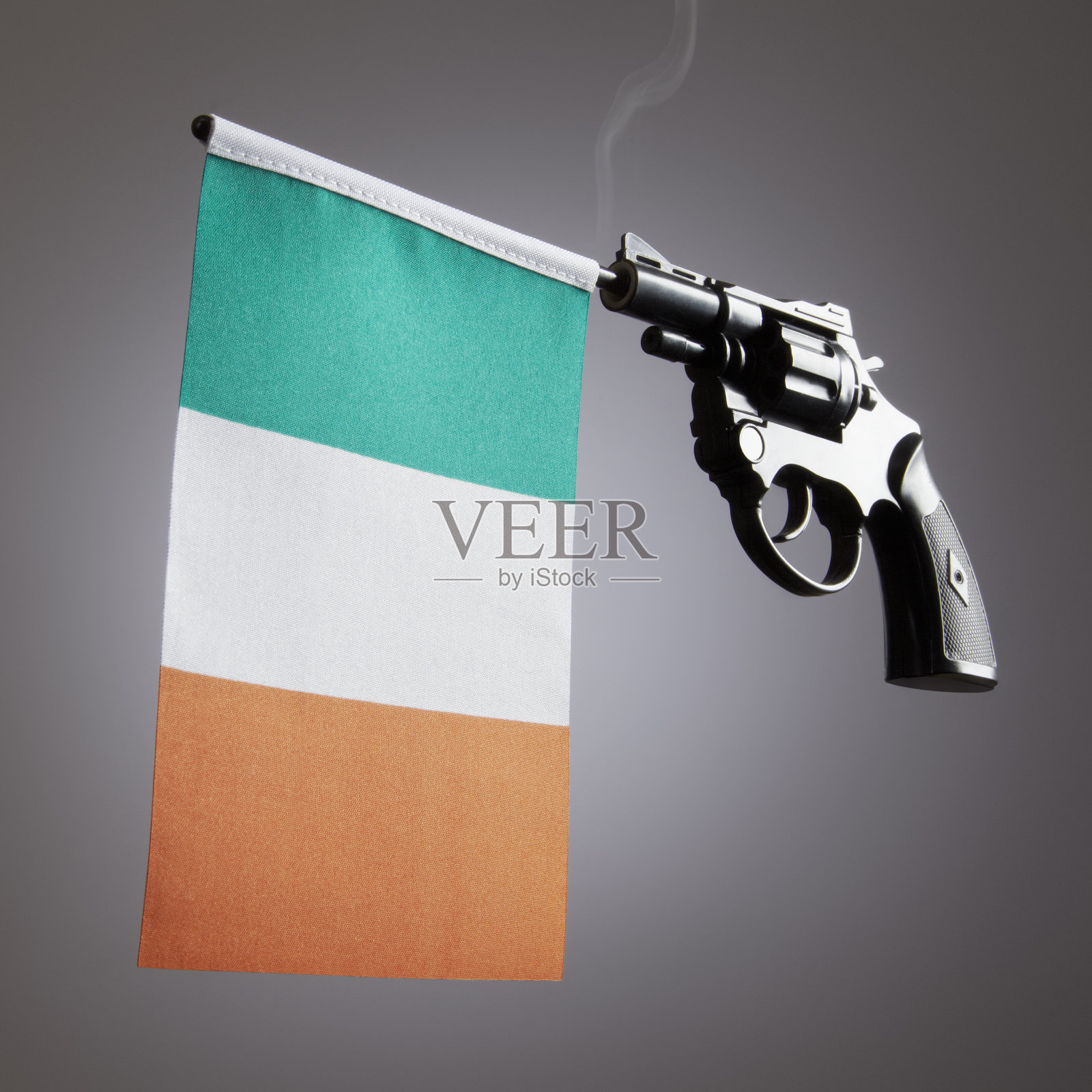 手枪犯罪的概念照片摄影图片