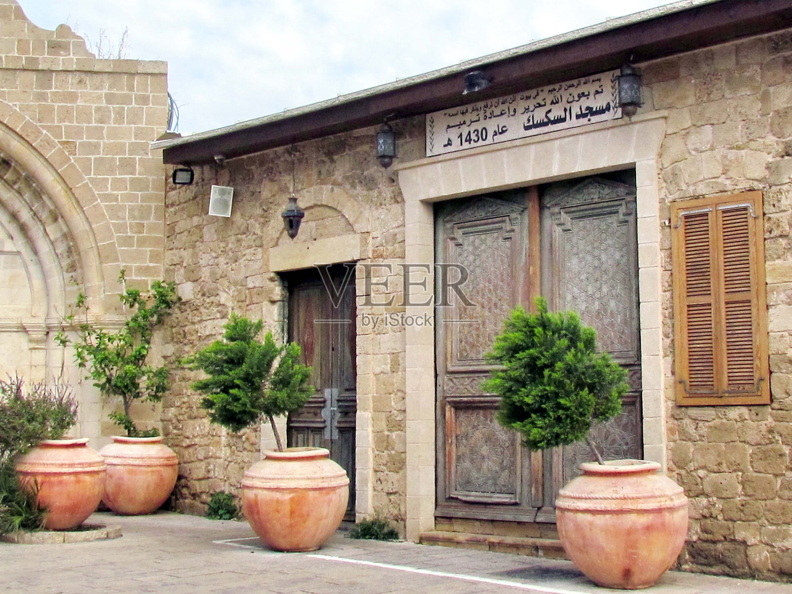 Jaffa Al-siksik清真寺入口2012照片摄影图片