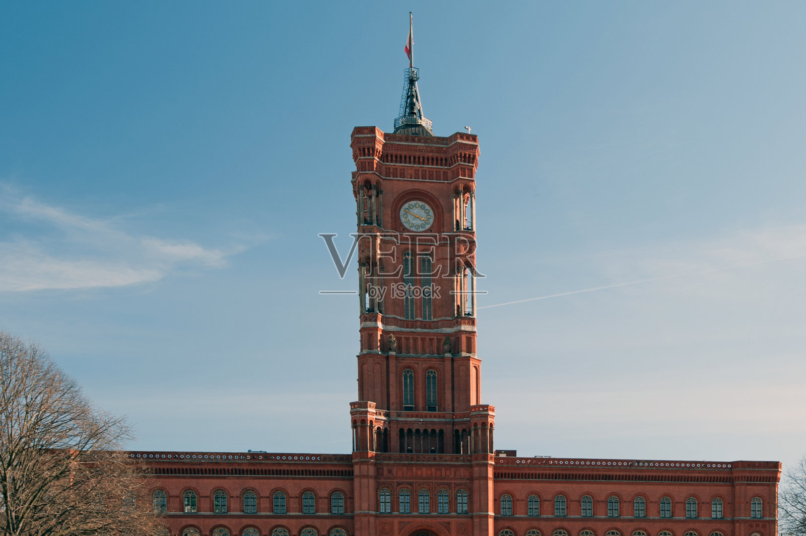 柏林亚历山大广场——红市政厅照片摄影图片