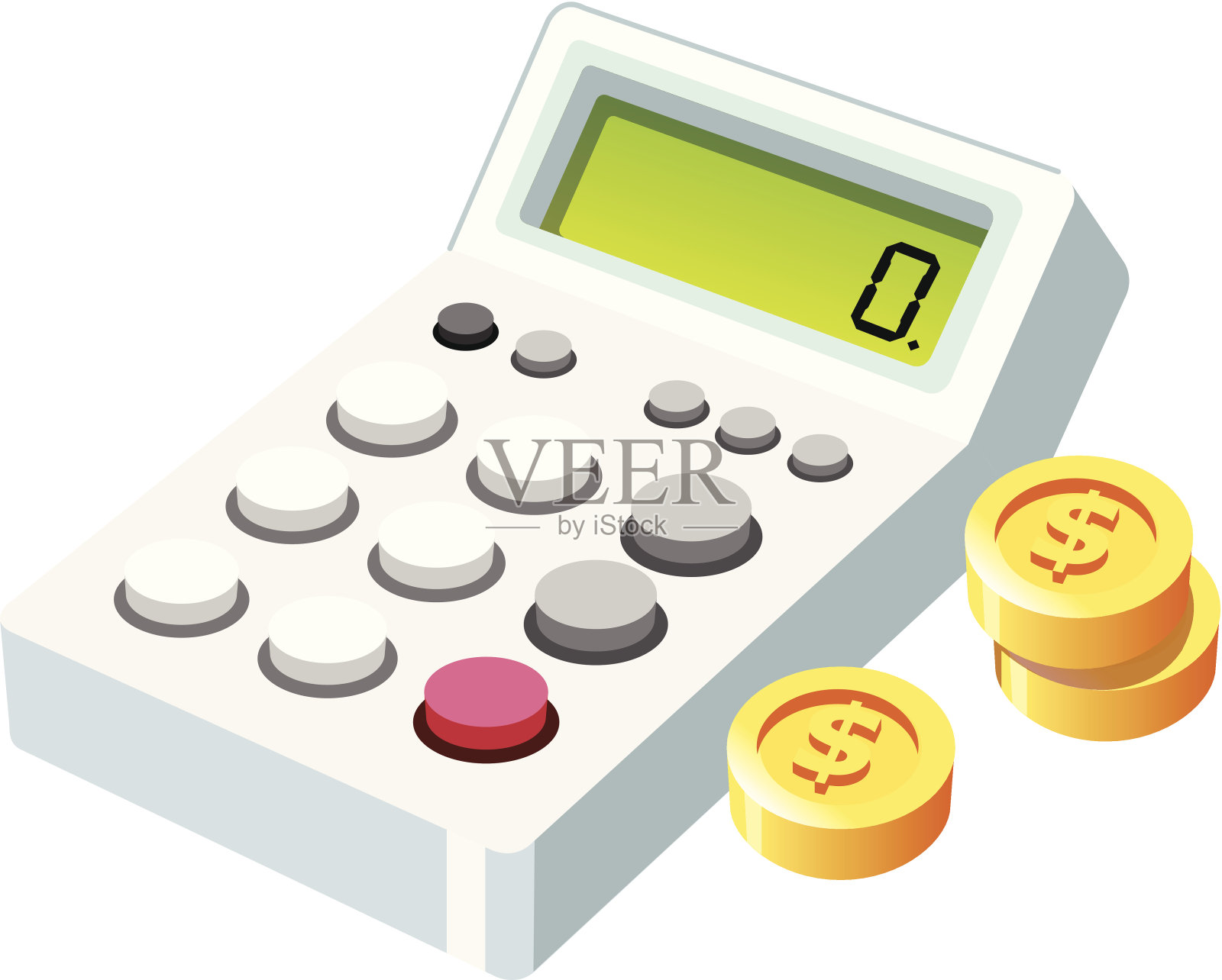计算器插画图片素材