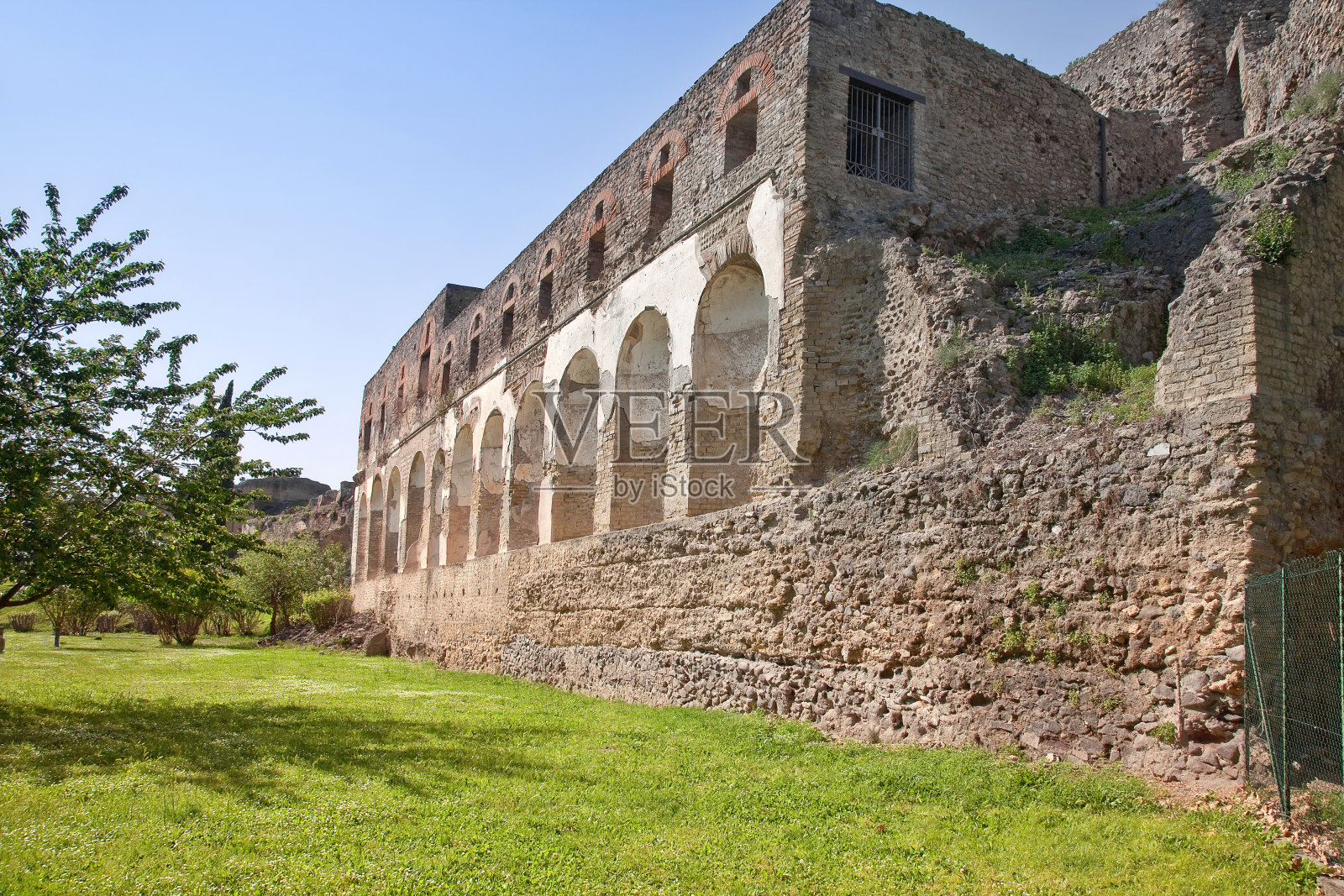 庞贝古城：昔日的海运码头照片摄影图片