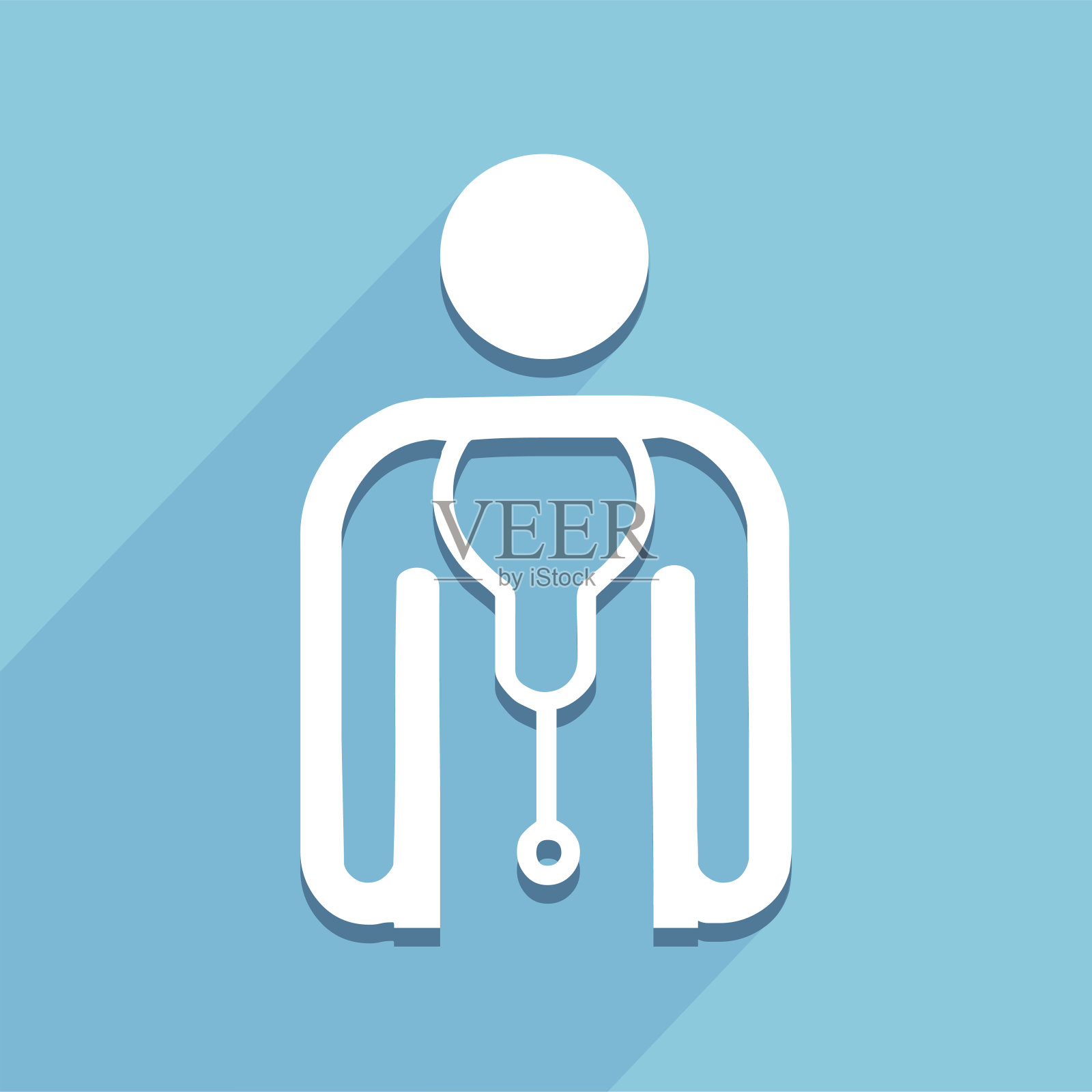 医生图标伟大的任何使用。向量EPS10。插画图片素材