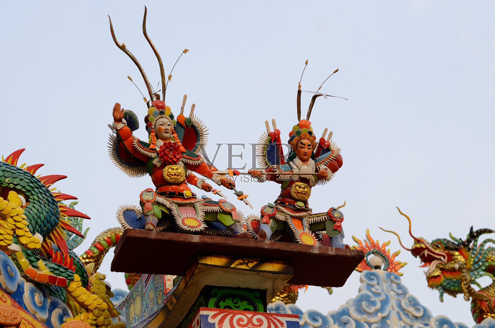 中国天使神像照片摄影图片