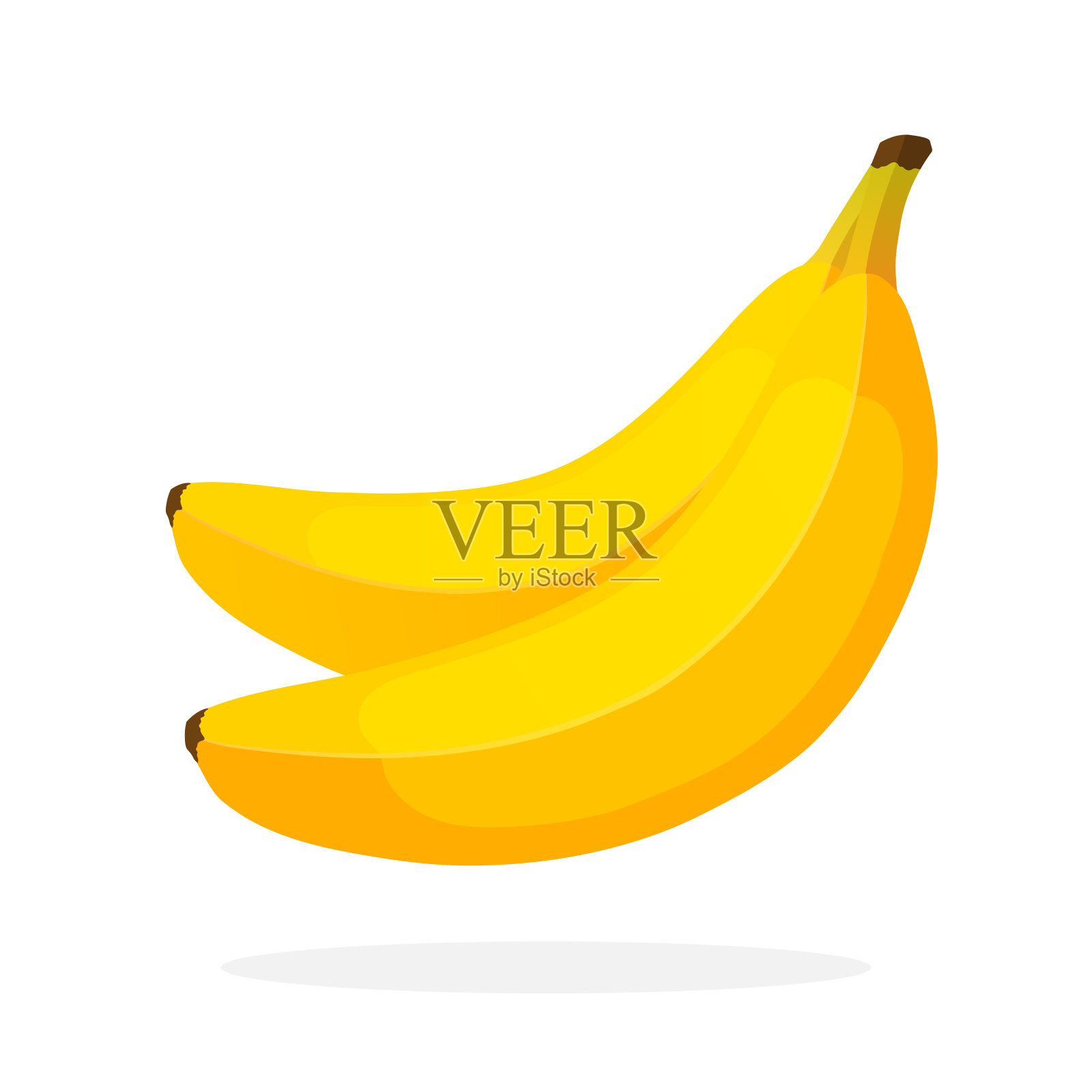 两个香蕉设计元素图片