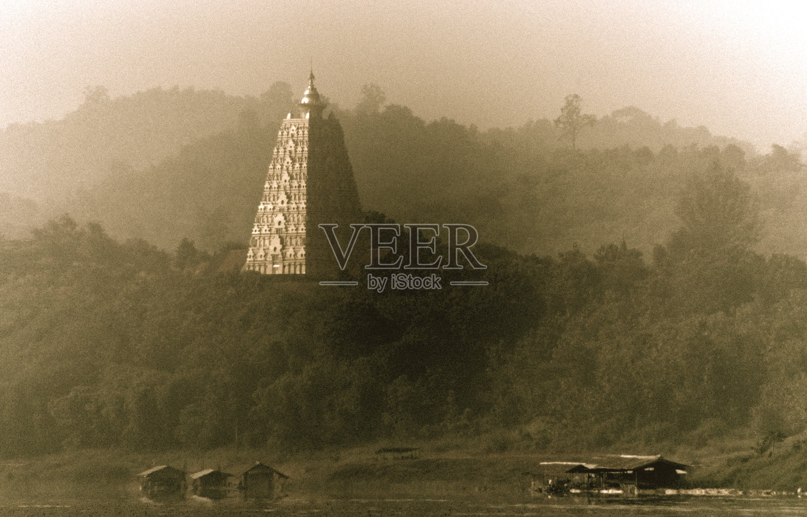 古河神庙照片摄影图片