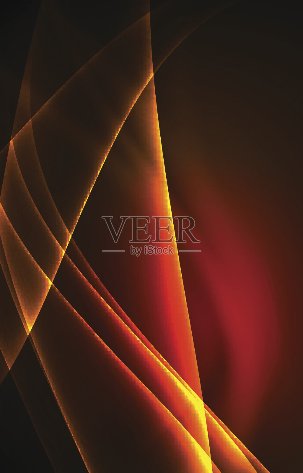 矢量极光概念背景插画图片素材