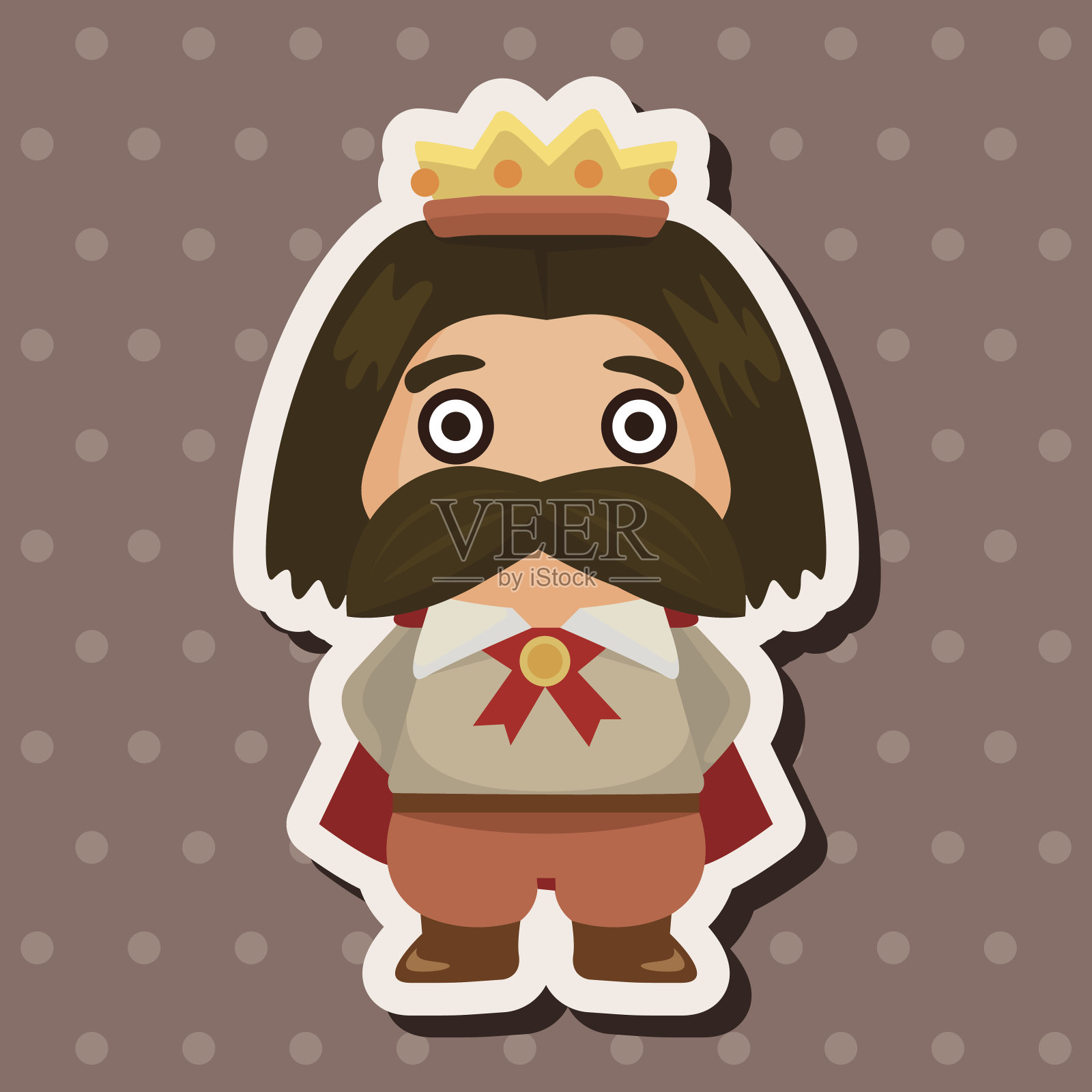 皇家主题国王元素插画图片素材