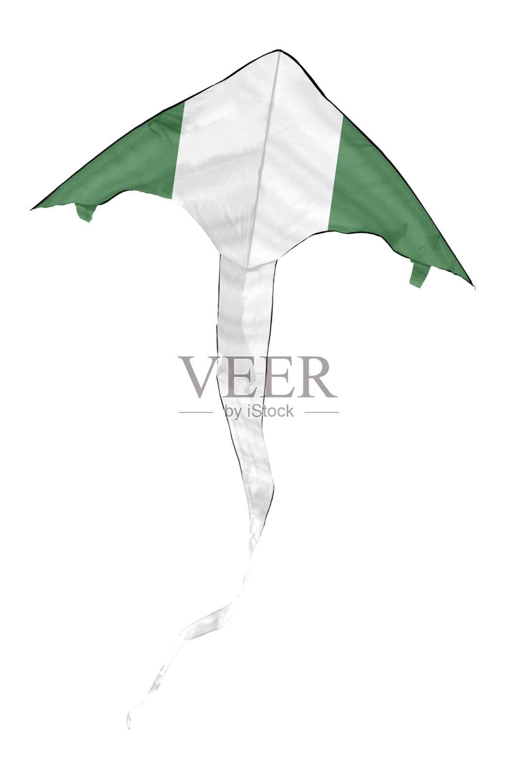 尼日利亚国旗风筝照片摄影图片