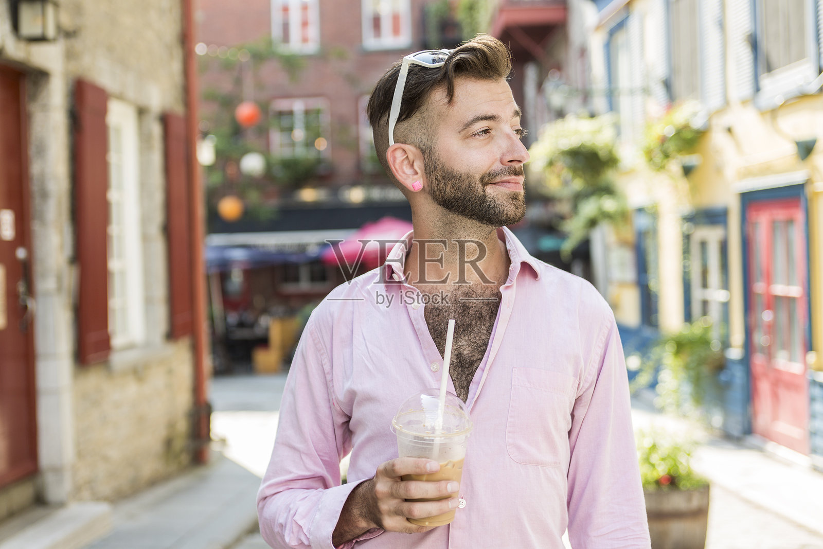 嬉皮士，但照片摄影图片