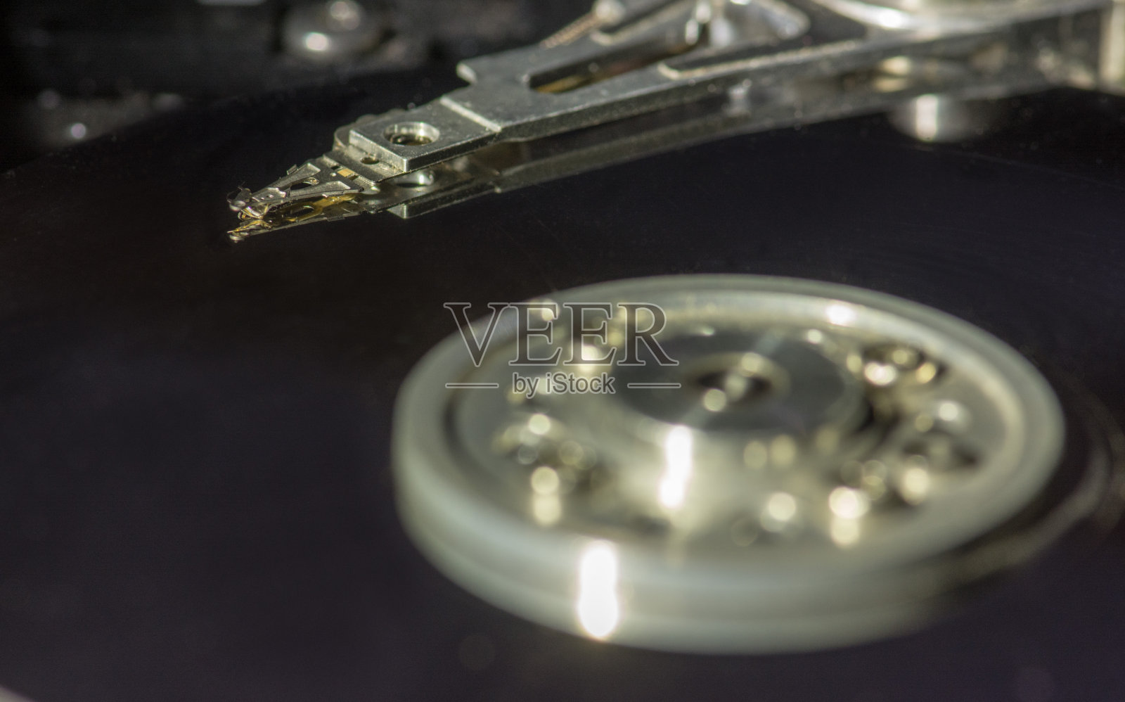 硬盘内部照片摄影图片