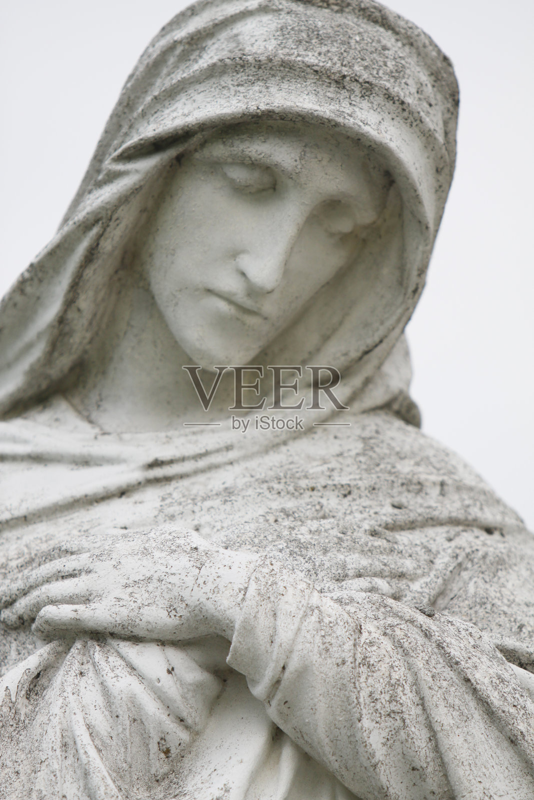 圣母玛利亚雕像照片摄影图片