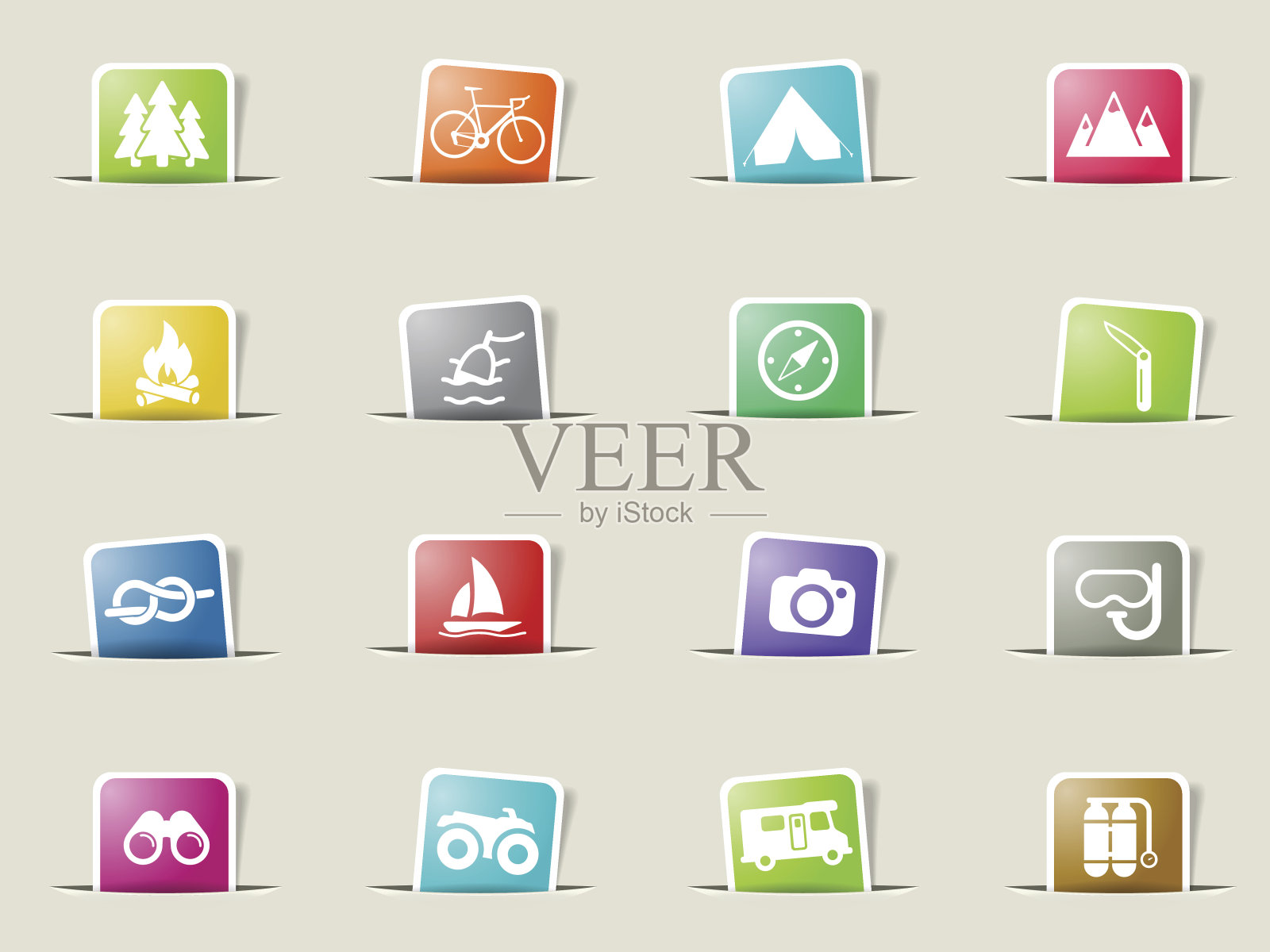 活动娱乐图标集图标素材