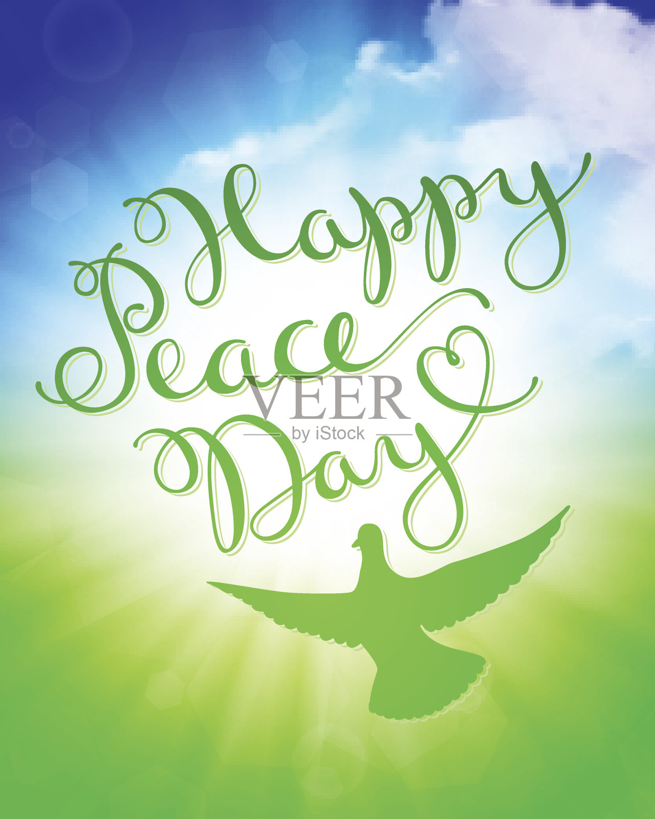 国际和平日插画图片素材