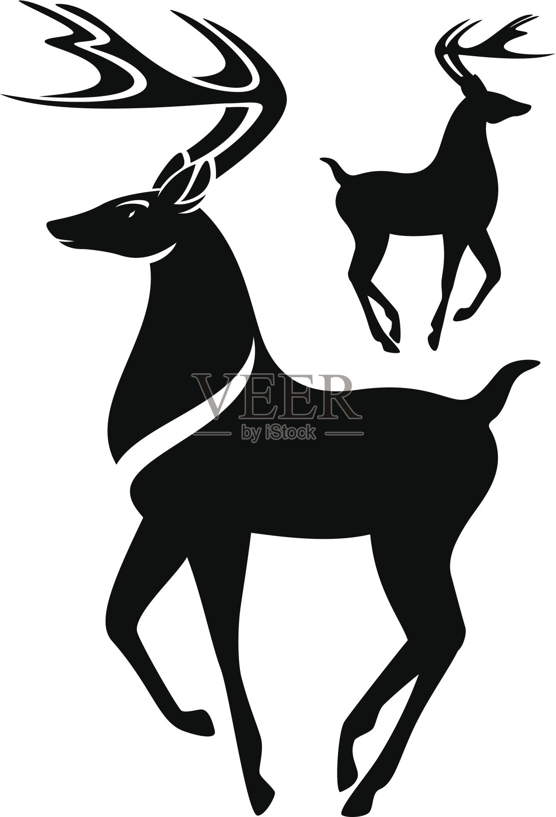 鹿设计设计元素图片