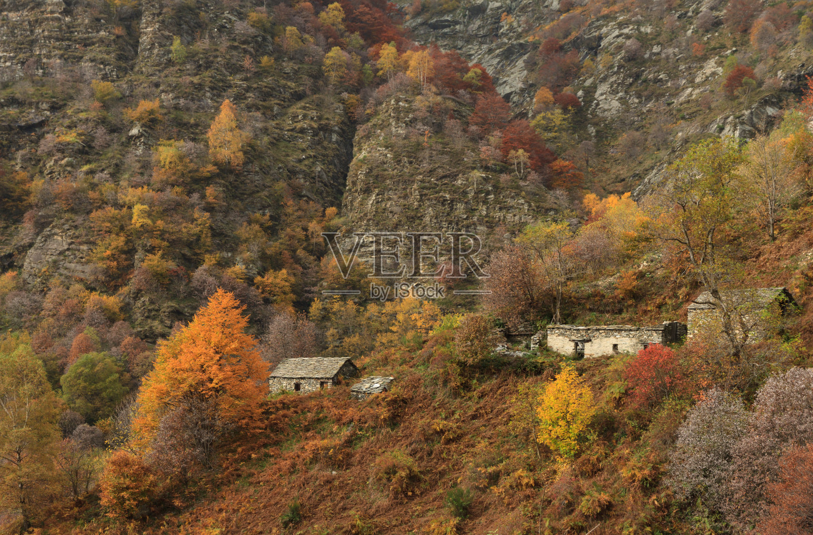 秋天的山照片摄影图片