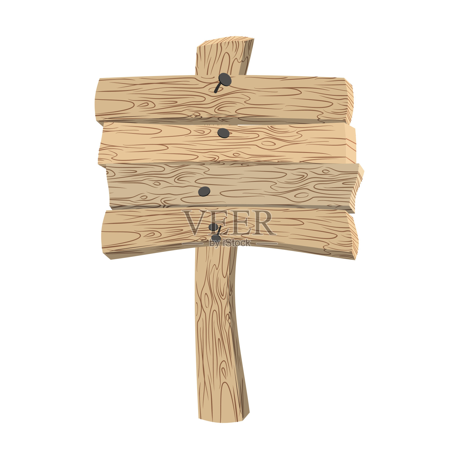 木制的斑块。旧木头的框架。块木板条设计元素图片