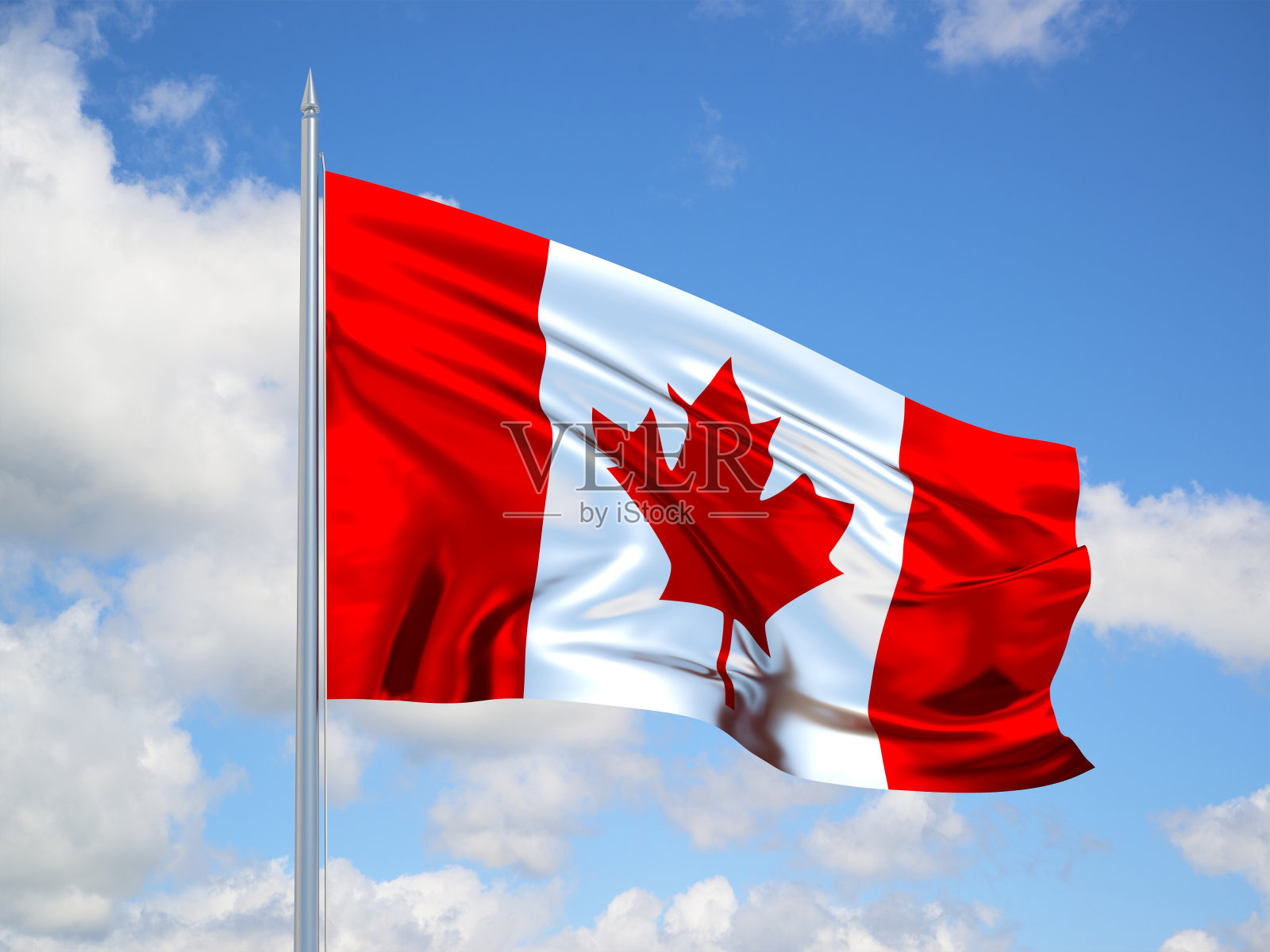 加拿大3 d国旗照片摄影图片