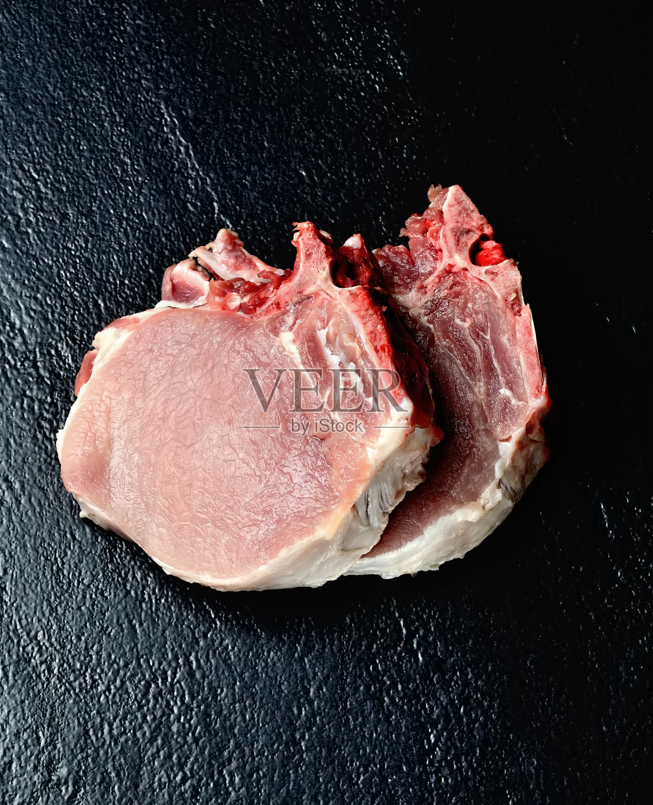 猪肉牛排照片摄影图片