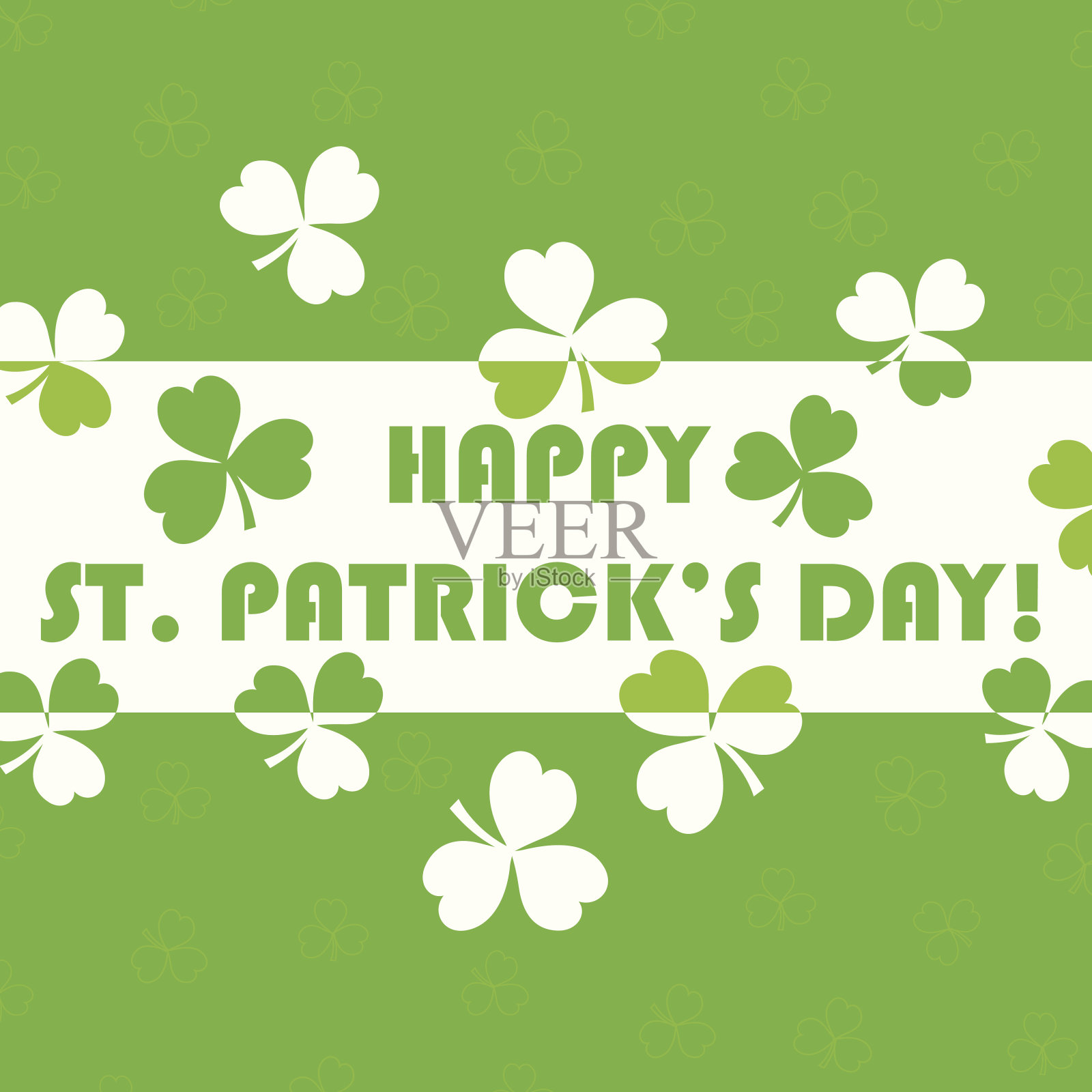 圣巴特里克节插画图片素材