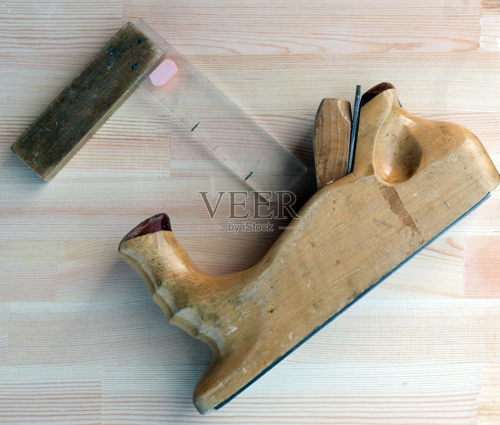 木工工具角度和平面照片摄影图片