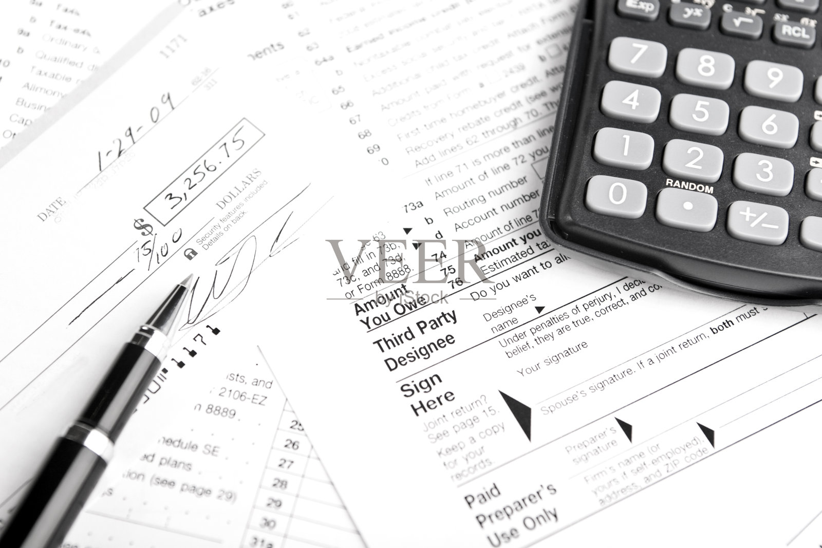 税收的时间照片摄影图片