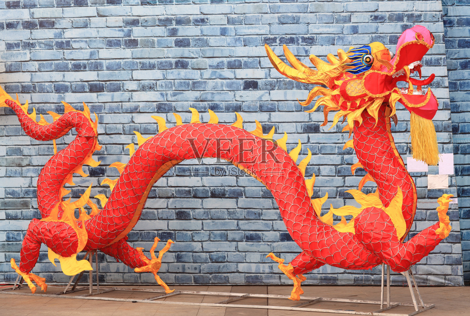 中国传统龙灯照片摄影图片