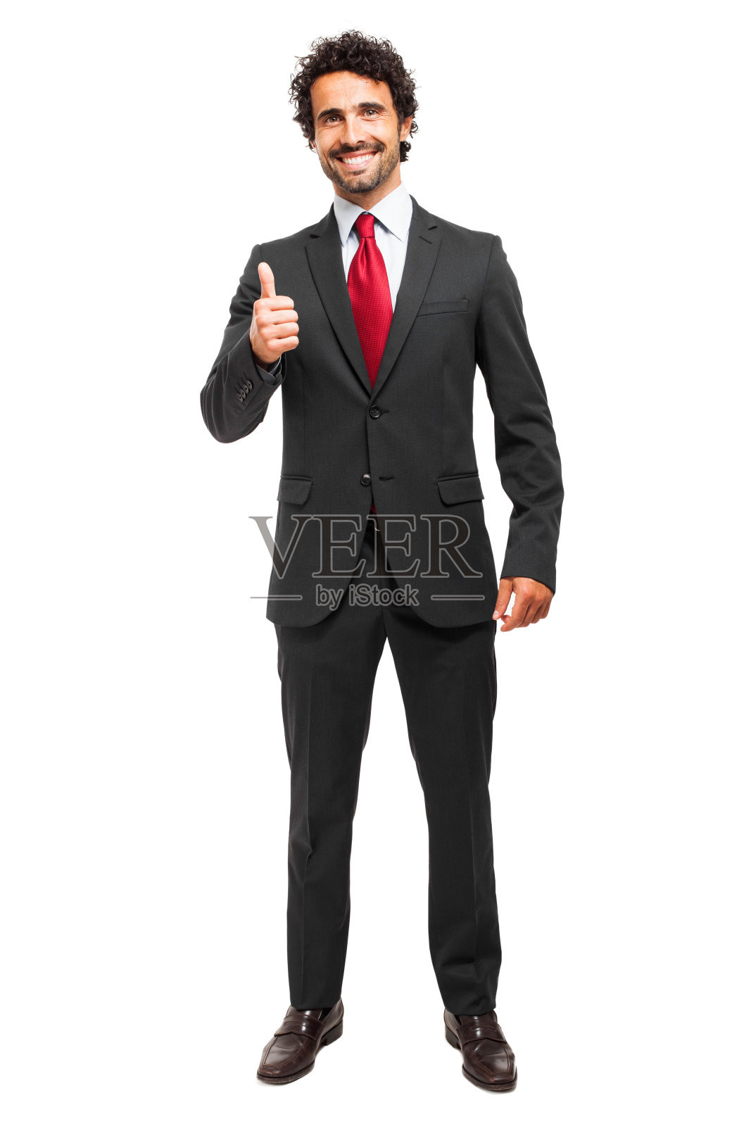 全长经理显示ok迹象照片摄影图片