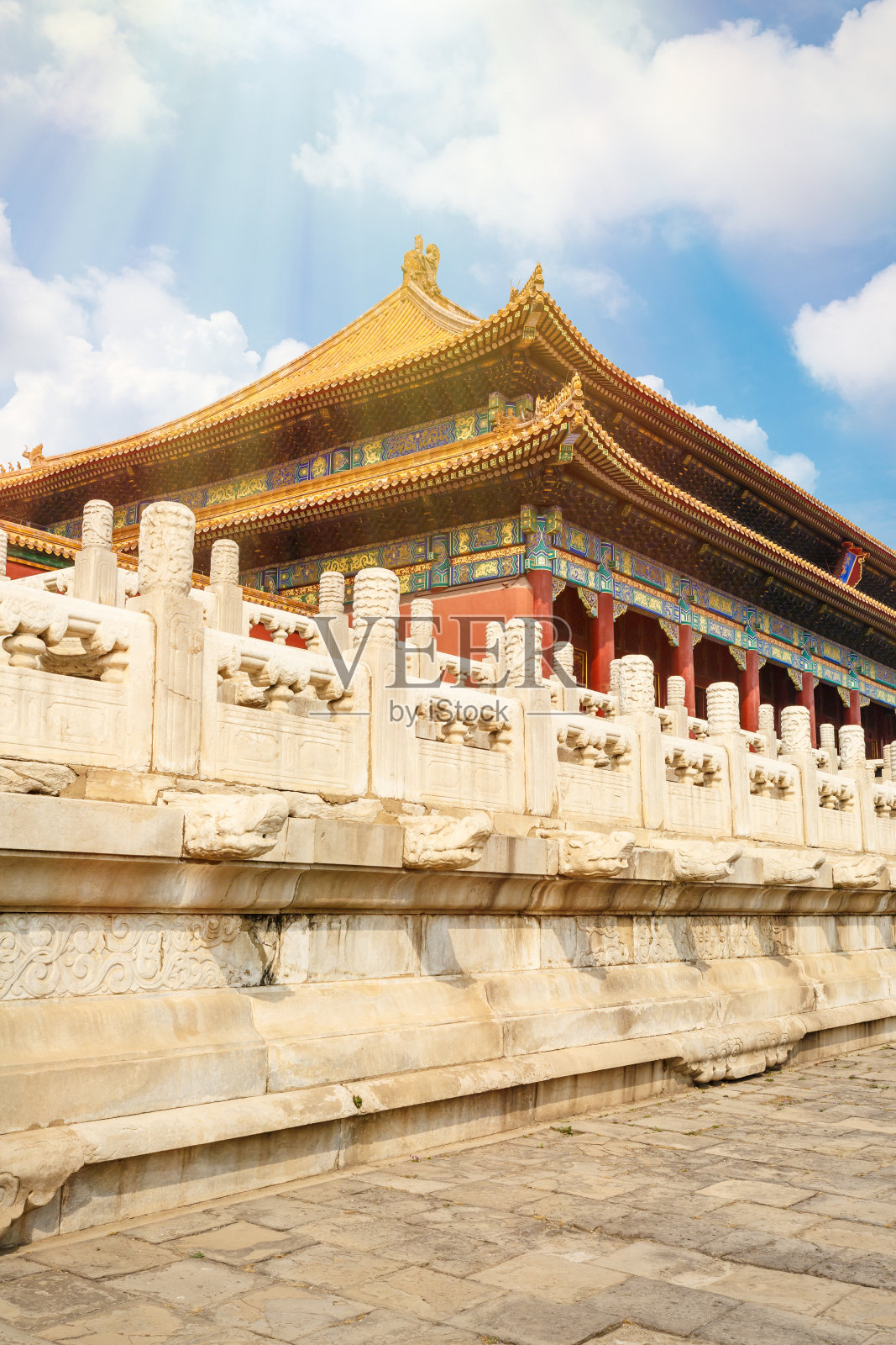 故宫的皇家宫殿在北京，中国照片摄影图片