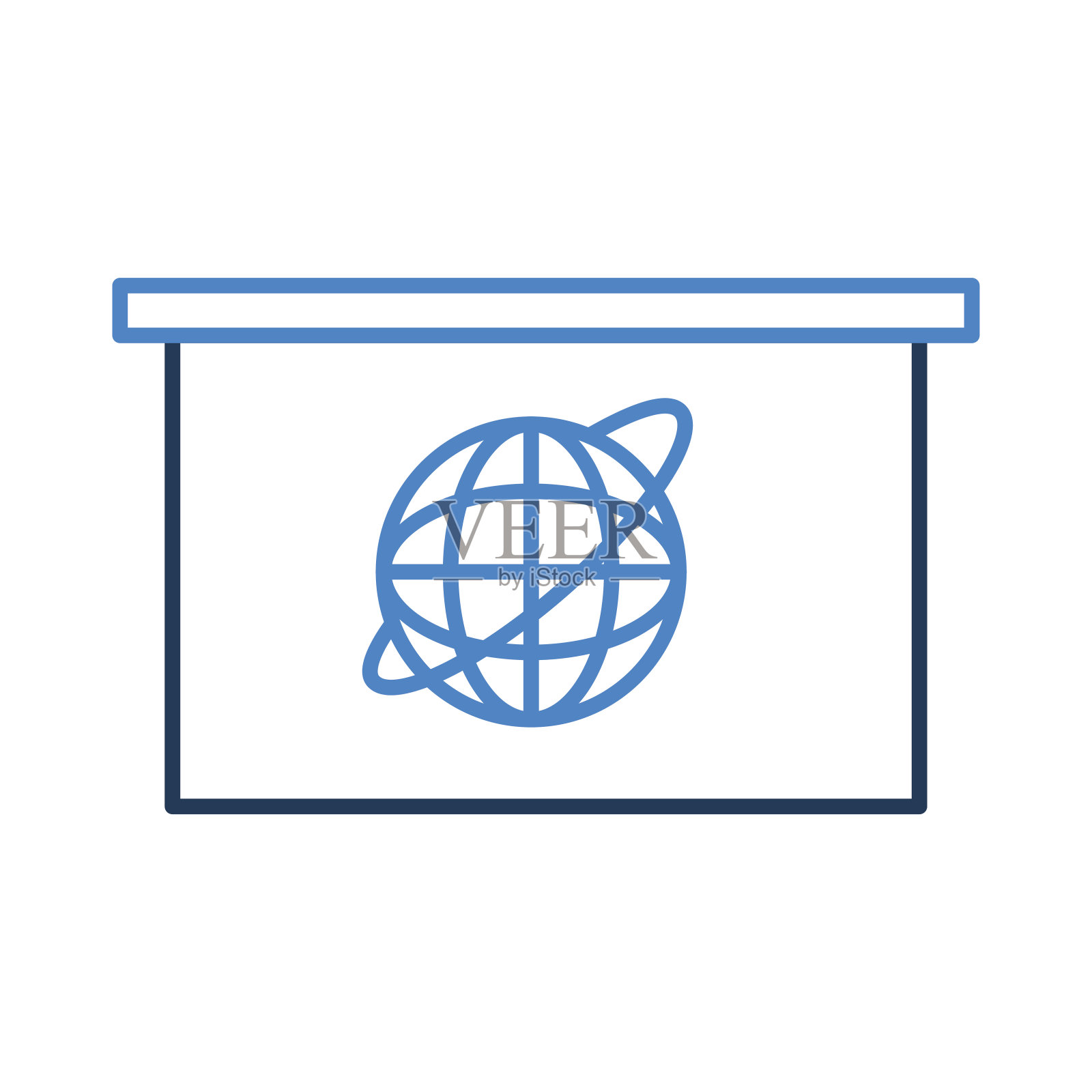 客厅电视新闻插画图片素材