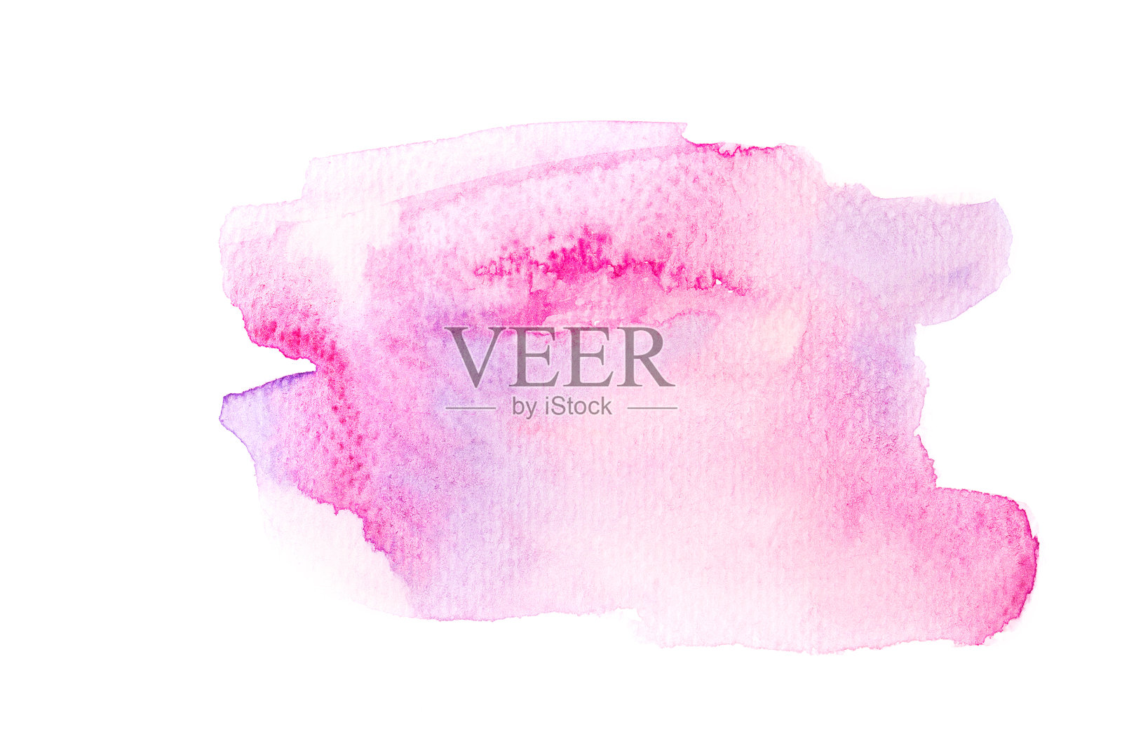 抽象水彩粉红色染色插画图片素材