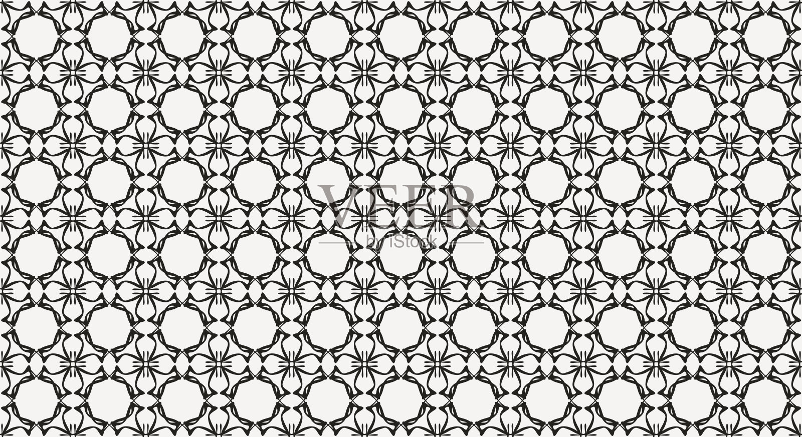 抽象几何黑白艺术图案插画图片素材