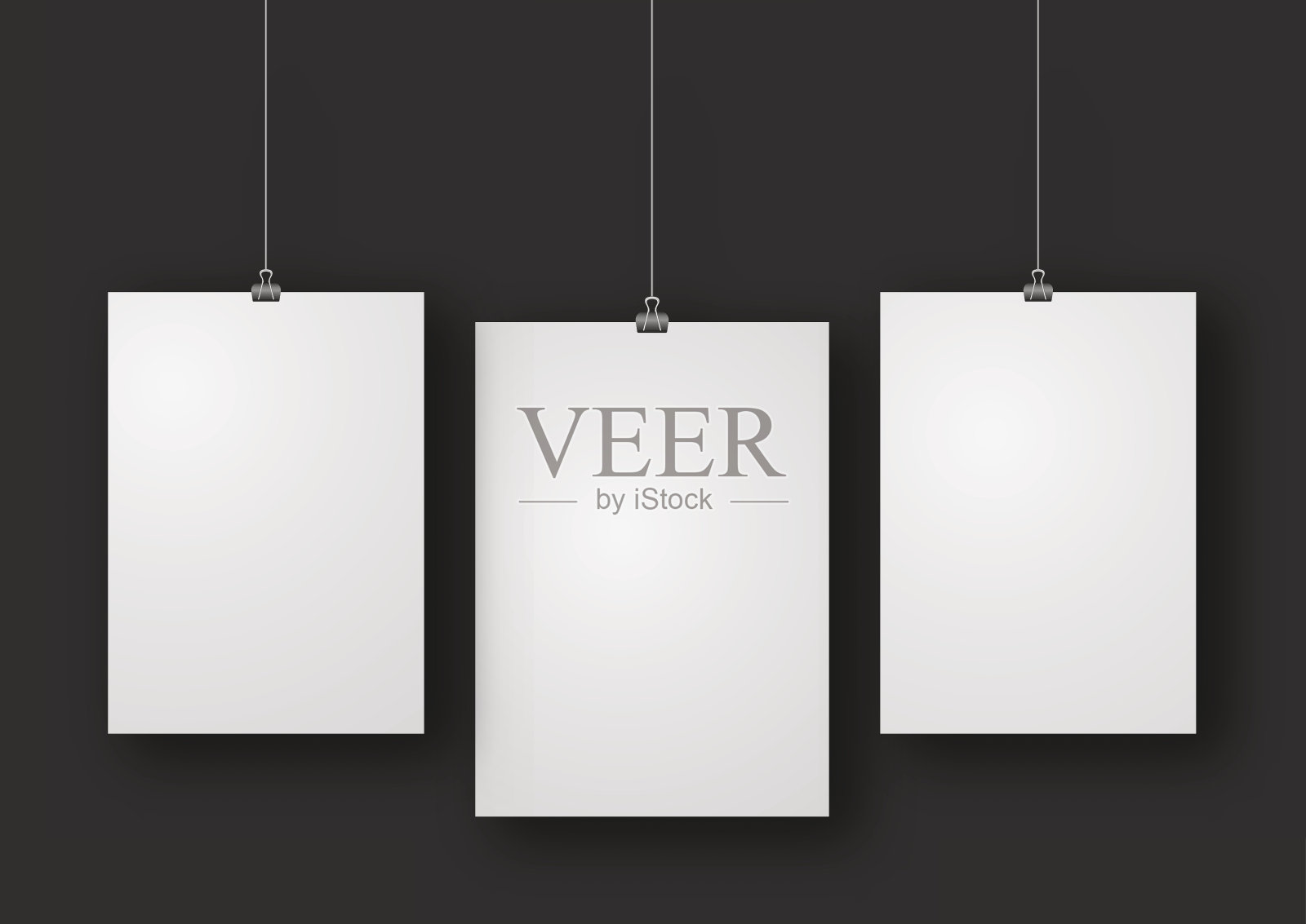 纸海报模型设计插画图片素材