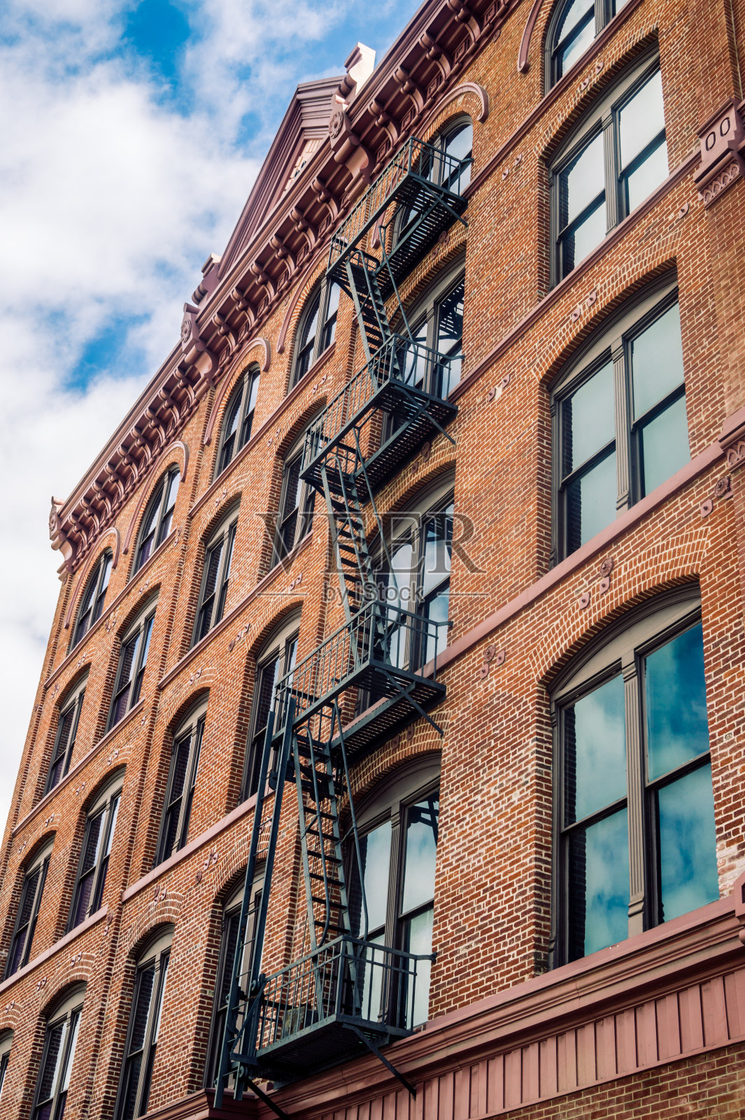 洛杉矶的旧砖房照片摄影图片