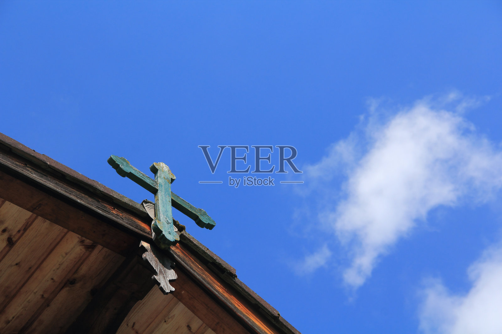 农村山墙交叉照片摄影图片